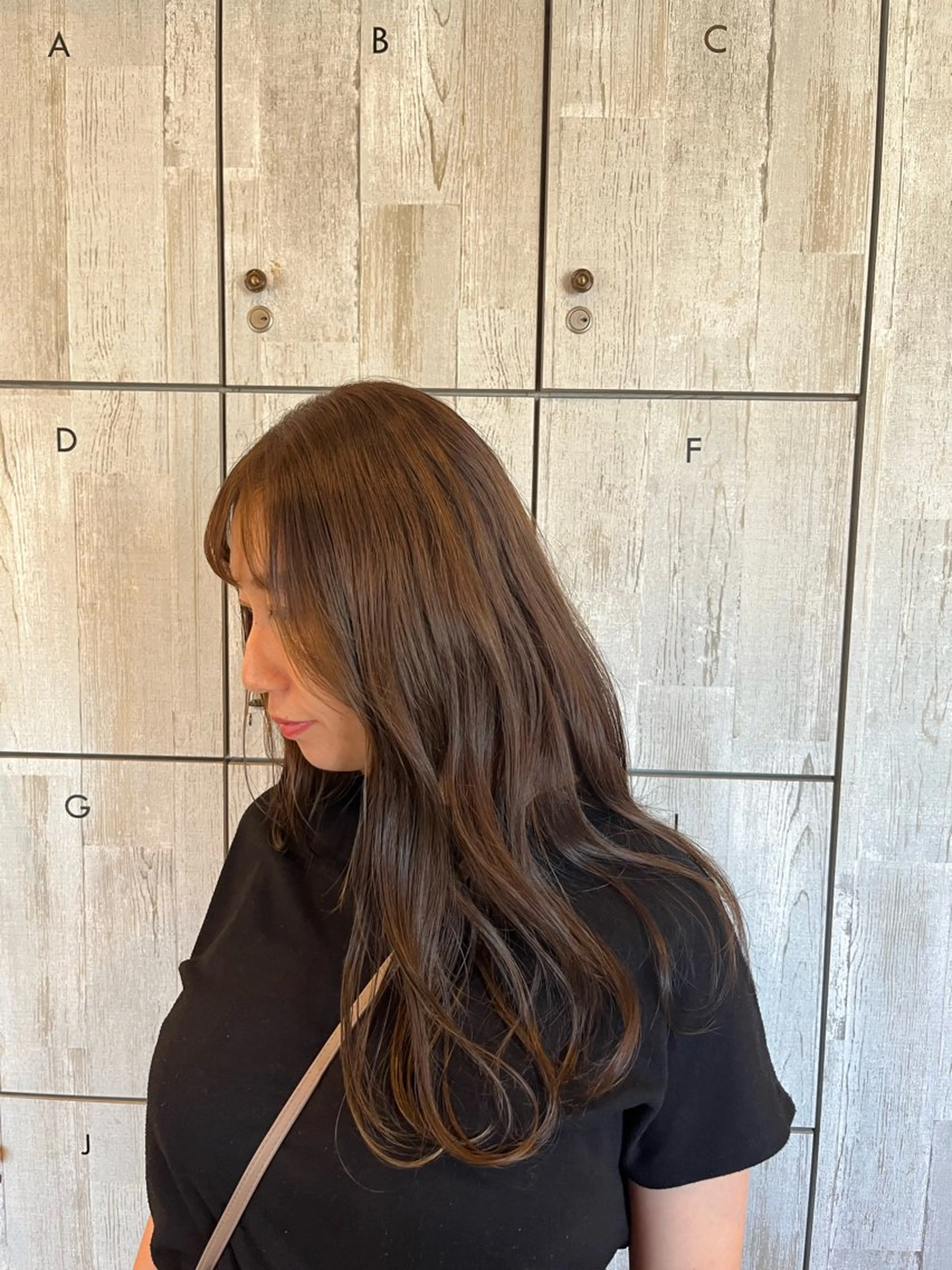 ロング 顔まわり/オフィス カラー/青栁優🔆のヘアスタイル