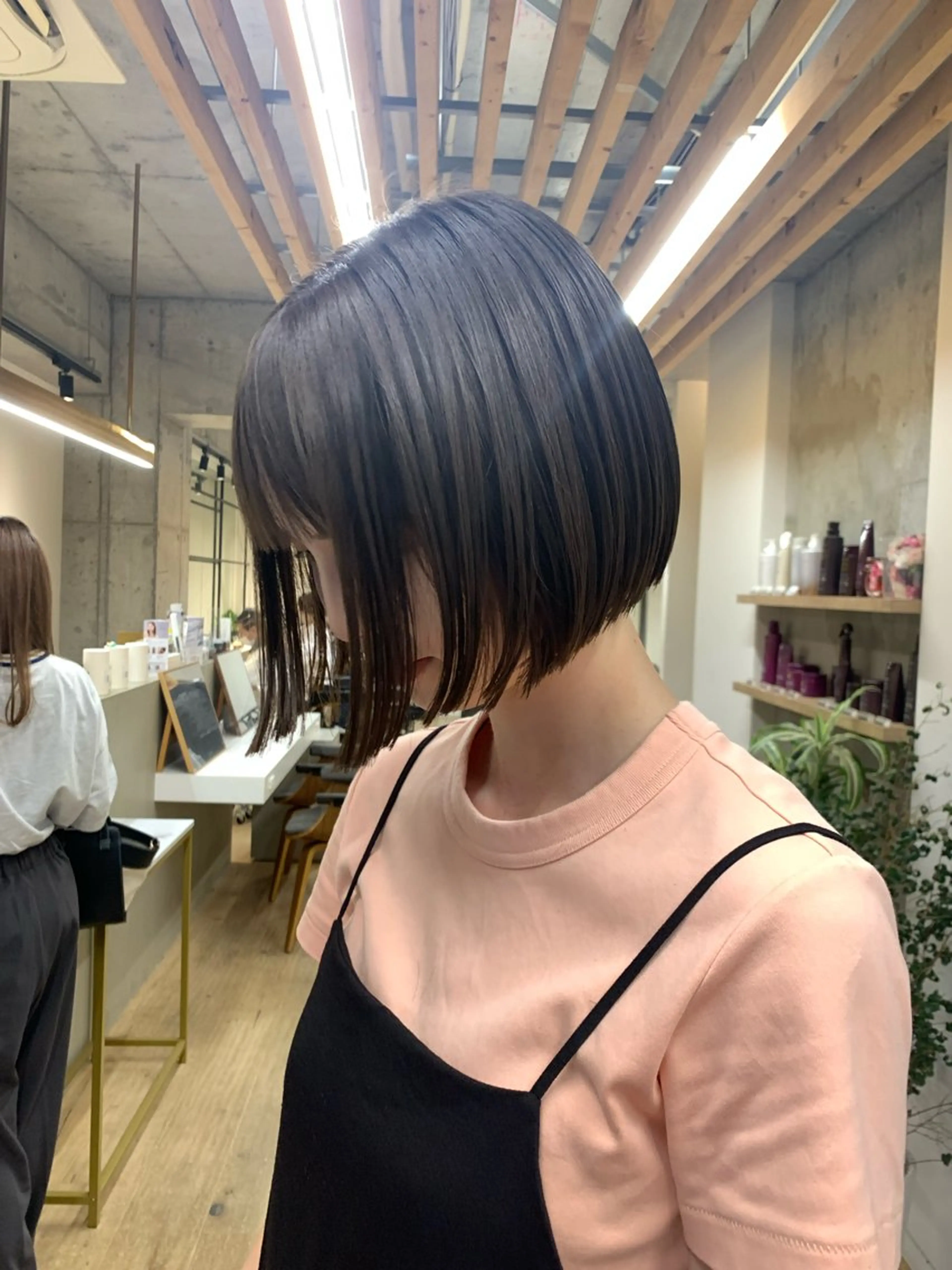 ミディアム カット ヘアカラー トリートメント SiiＱbyLuca所属・鈴木 まりやのヘアスタイル