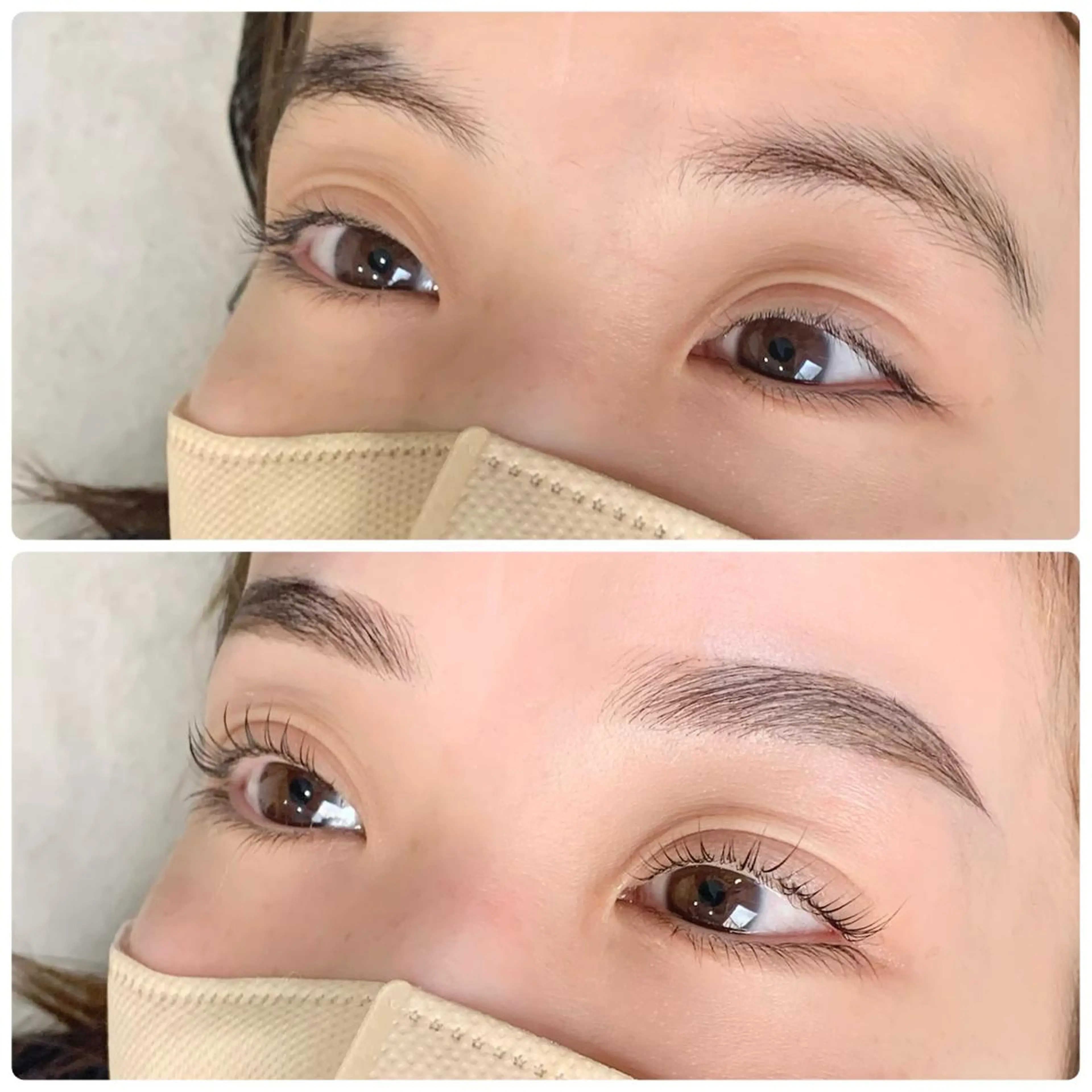 【口コミが投稿お約束✨】ハリウッドブロウリフト+パリジェンヌラッシュリフト 90分の写真