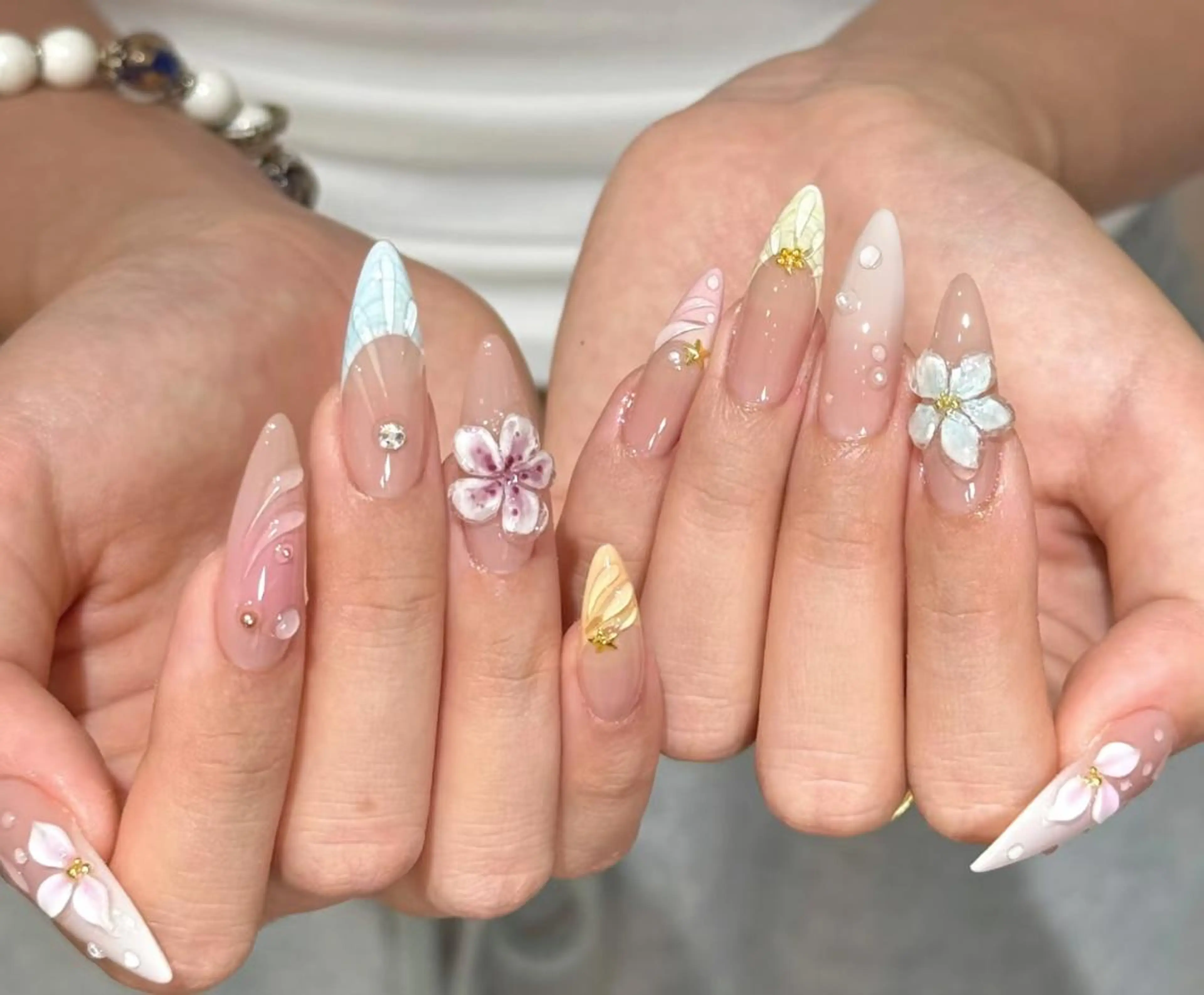 ネイル ハンドネイル By moonネイル 🌷ワンホン/韓国風のネイルデザイン