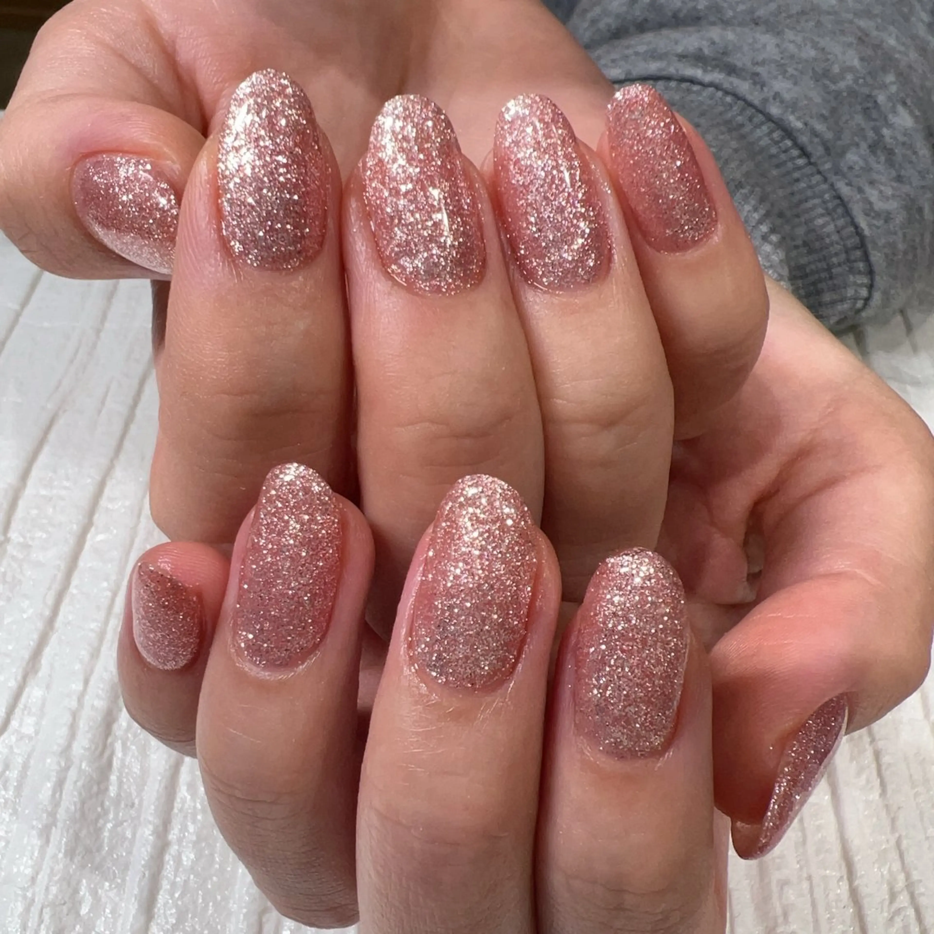 ネイル キラキラネイル ワンカラーネイル Total Beauty Salon CURE 津田沼店所属・イエティ .のネイルデザイン