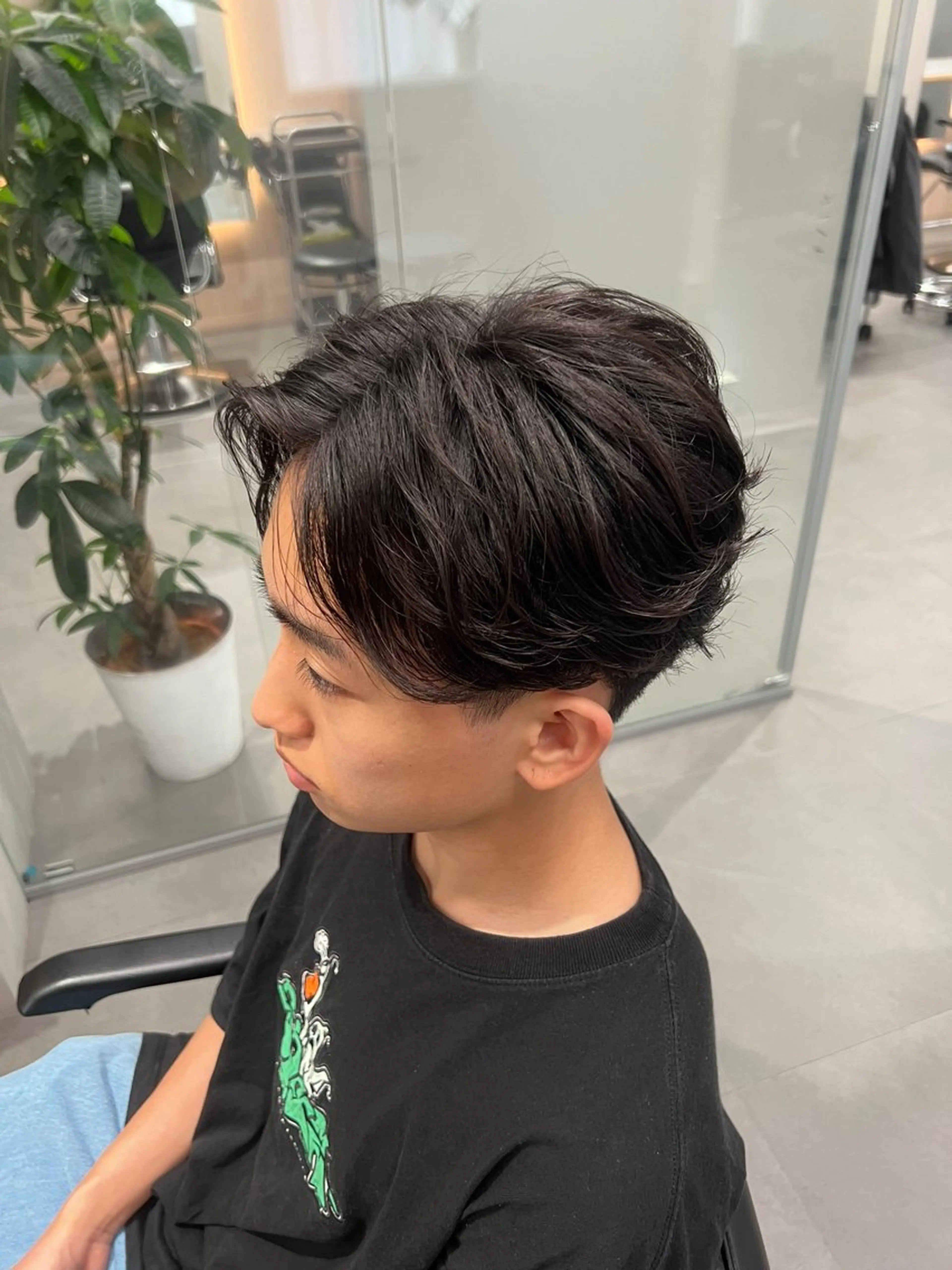 パーマ メンズ メンズパーマ ニュアンスパーマ 立川/過去1の毛流れ パーマ/しゅーとのヘアスタイル