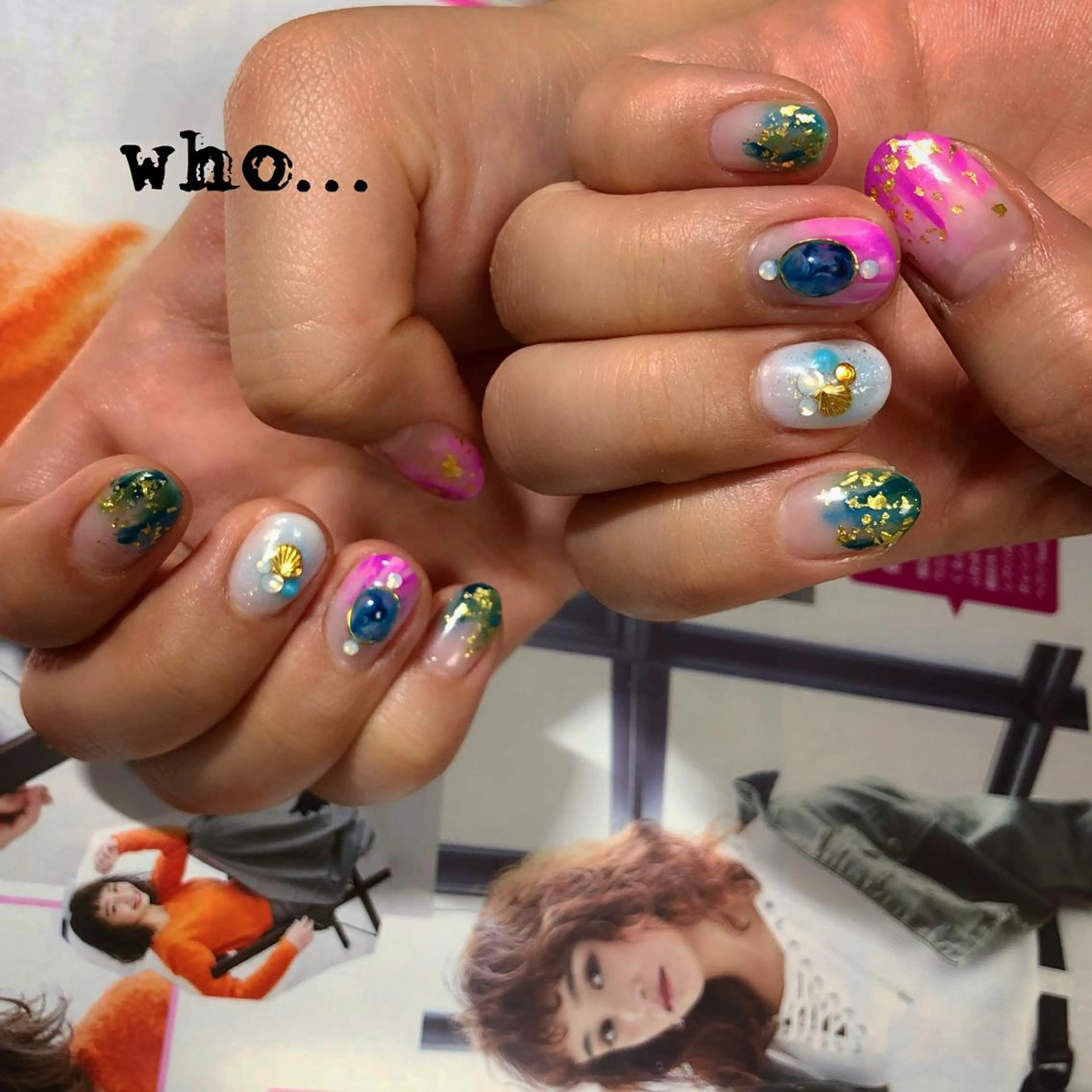 ネイル チークネイル ニュアンスネイル NailSalon who...所属・n. fumikoのネイルデザイン