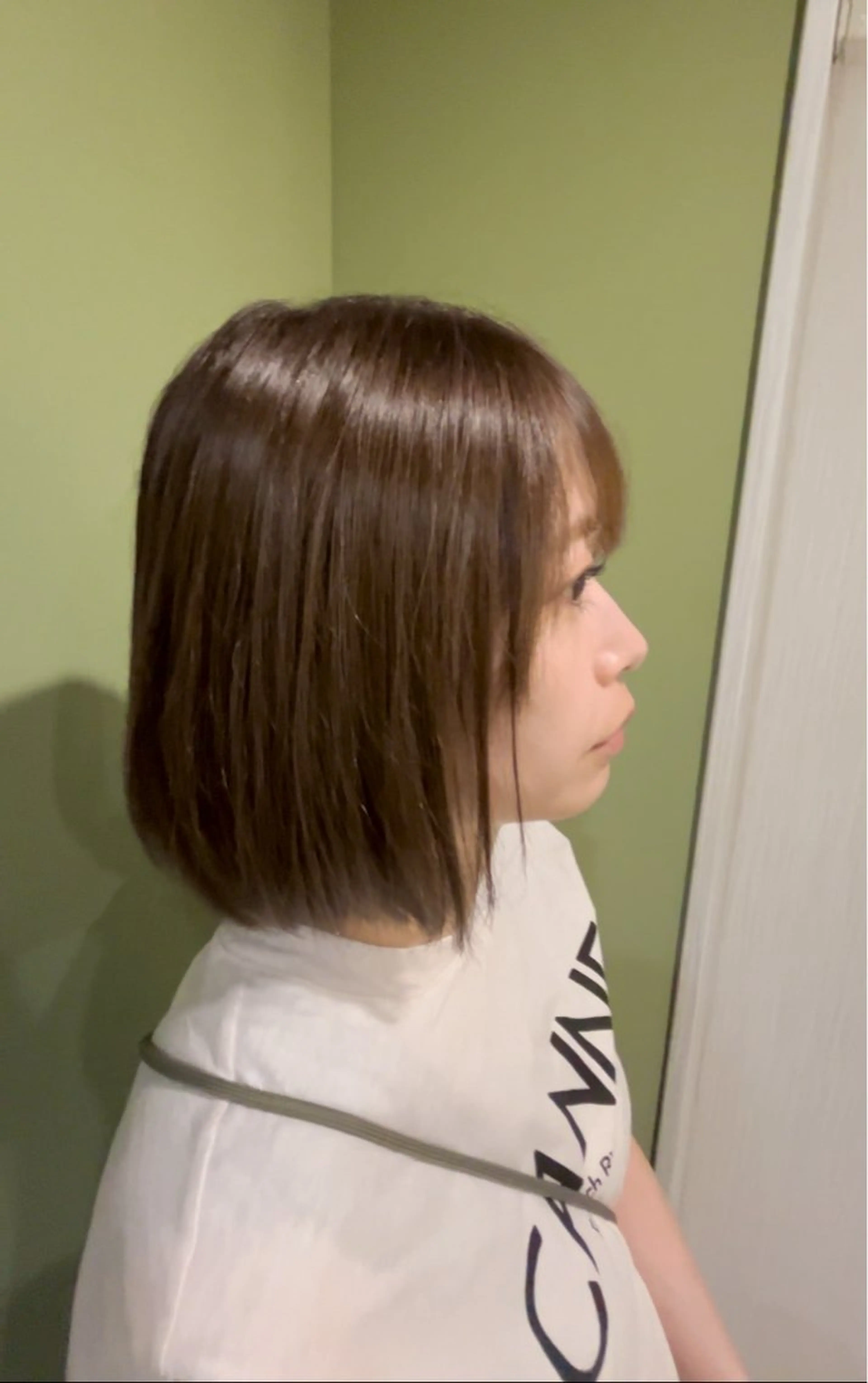 カラー ベージュカラー 一條 乃亜のヘアスタイル