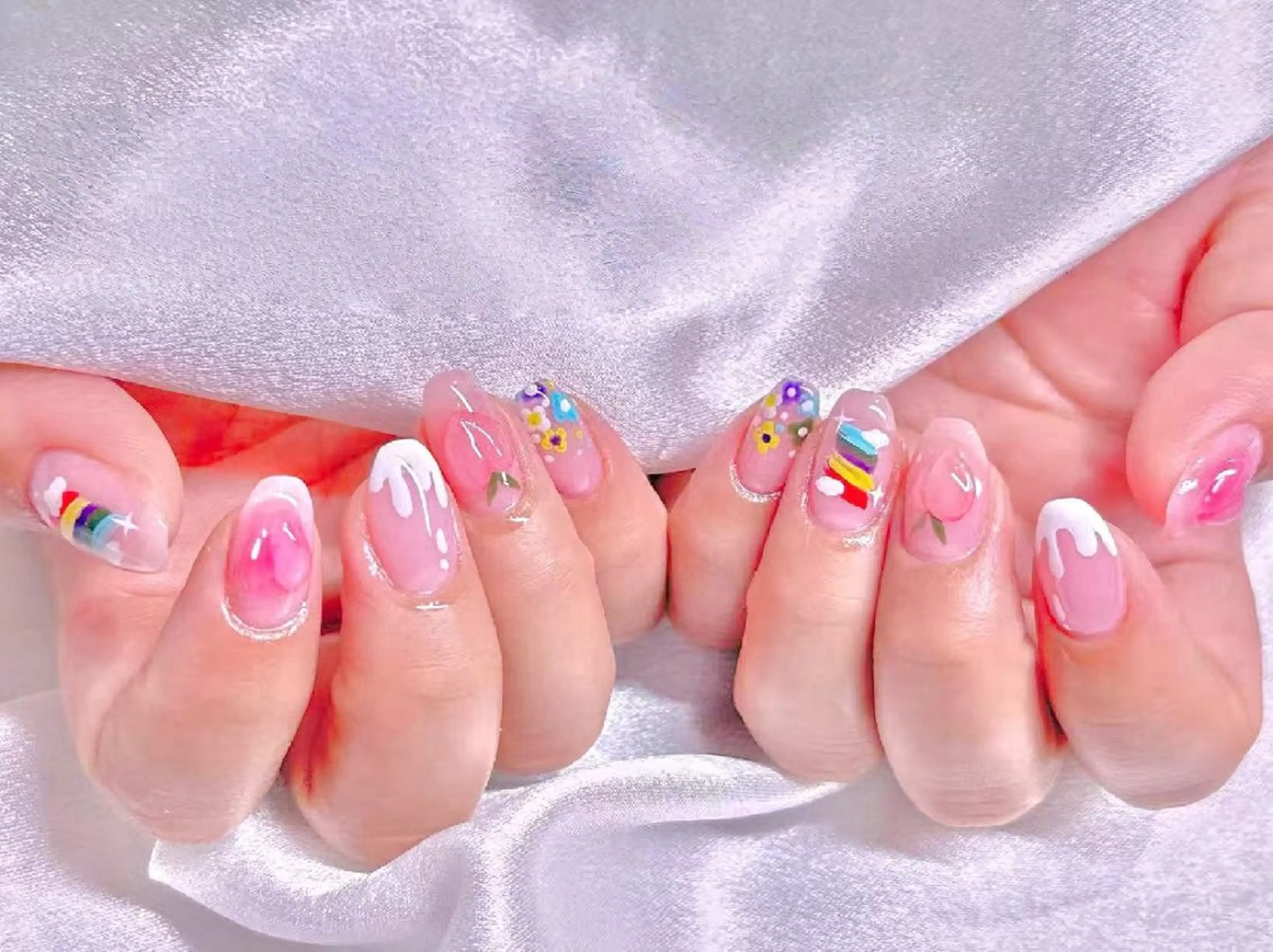 ネイル ハンドネイル パラジェル＆フィルイン取り扱いサロンSol Nail所属・Sol Nail ミネのネイルデザイン