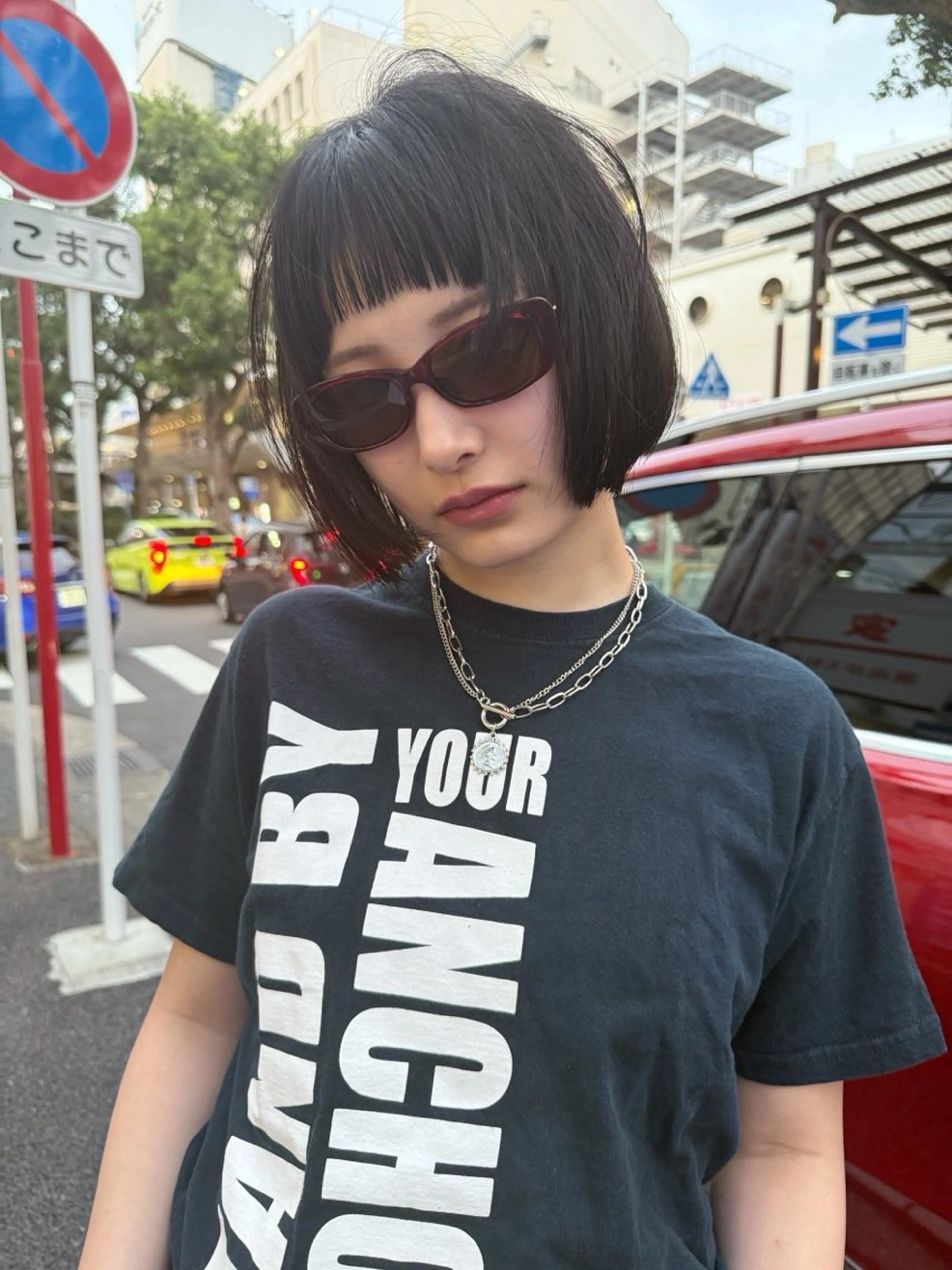 ミディアム レイヤー/ボブ/ パーマ/Riku🪐のヘアスタイル