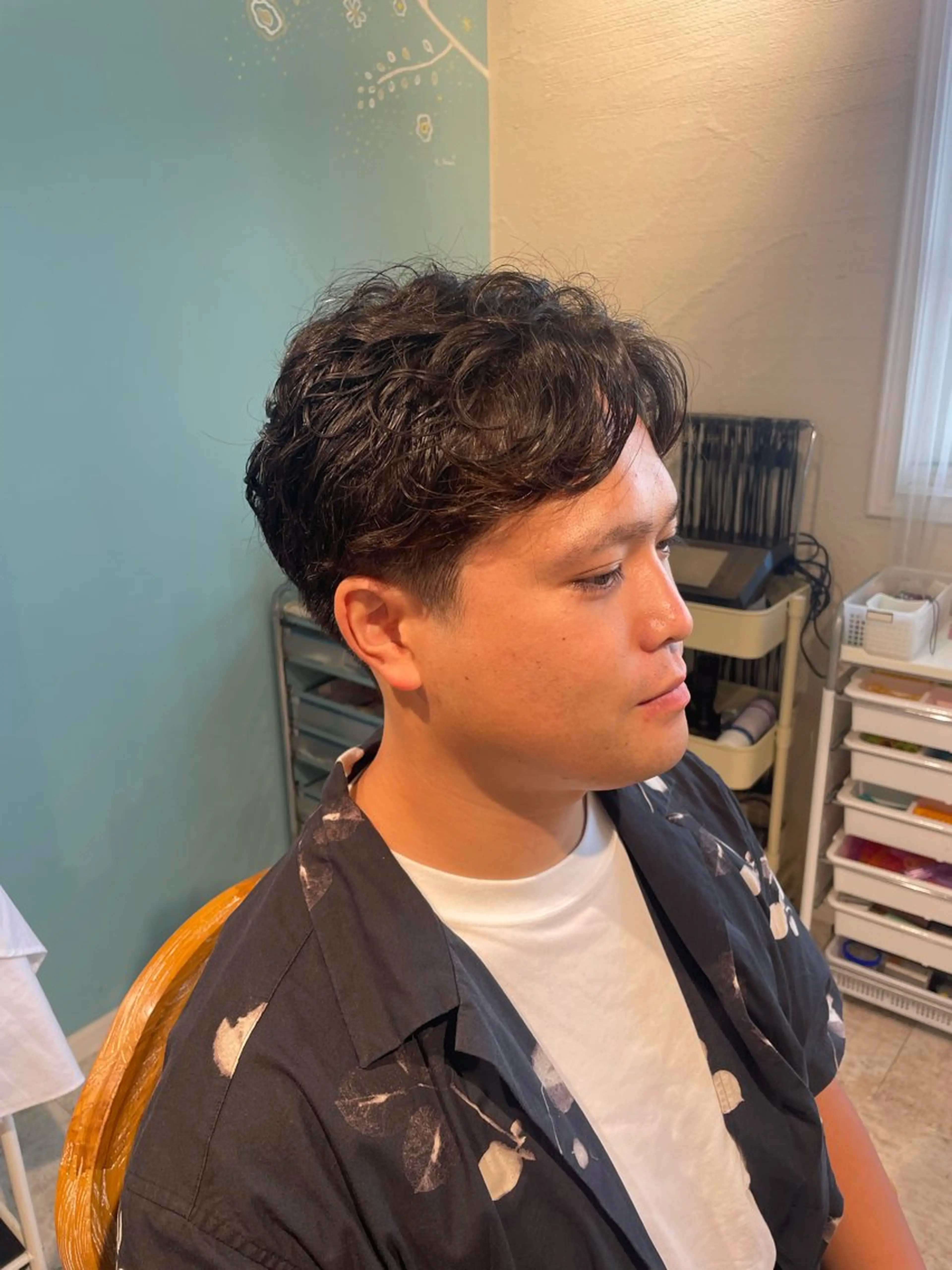 パーマ 推しｶﾗｰ/韓国/ ﾋﾟﾝｸ/Renonのヘアスタイル