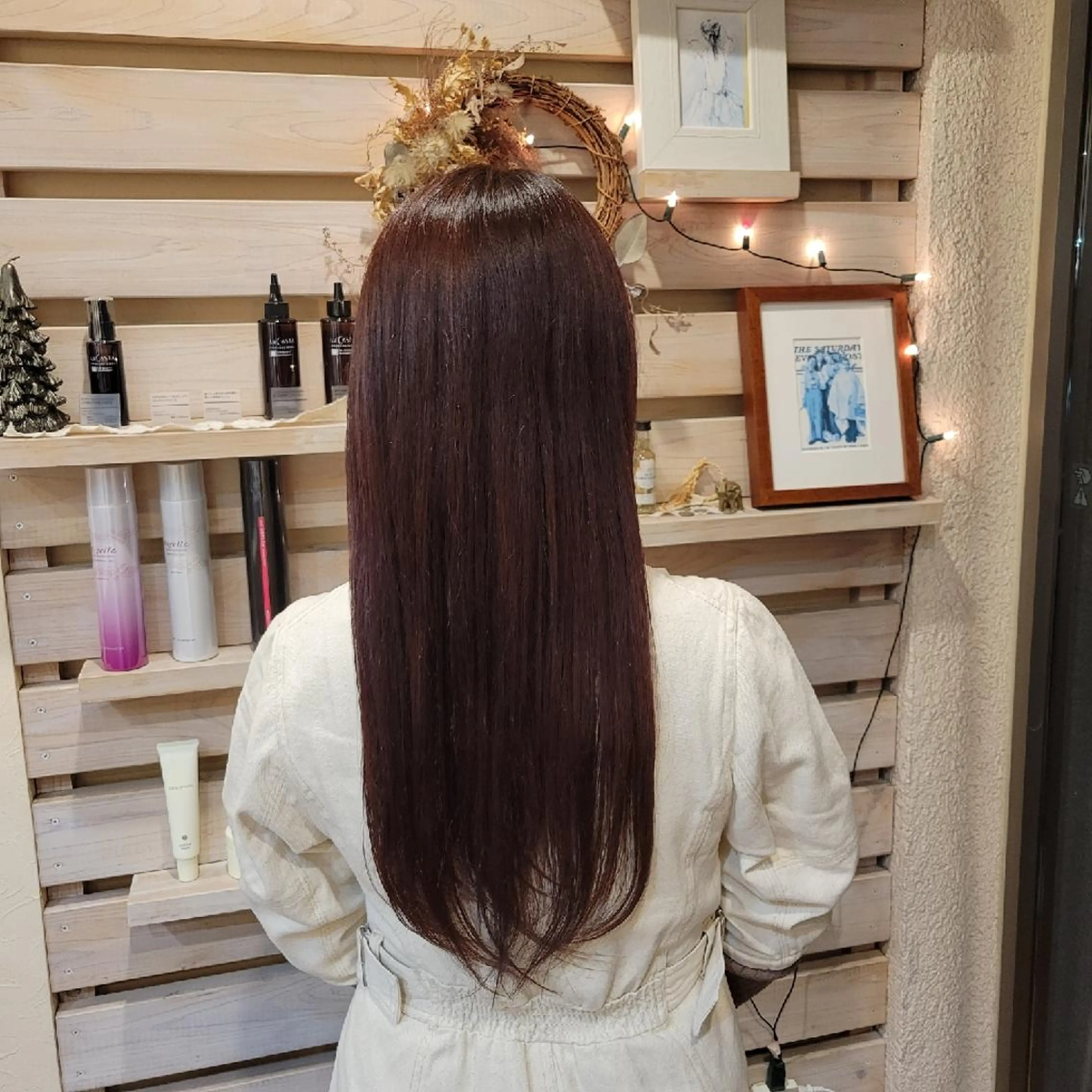 カラー ピンクカラー バイオレットカラー ashiato /なほのヘアスタイル