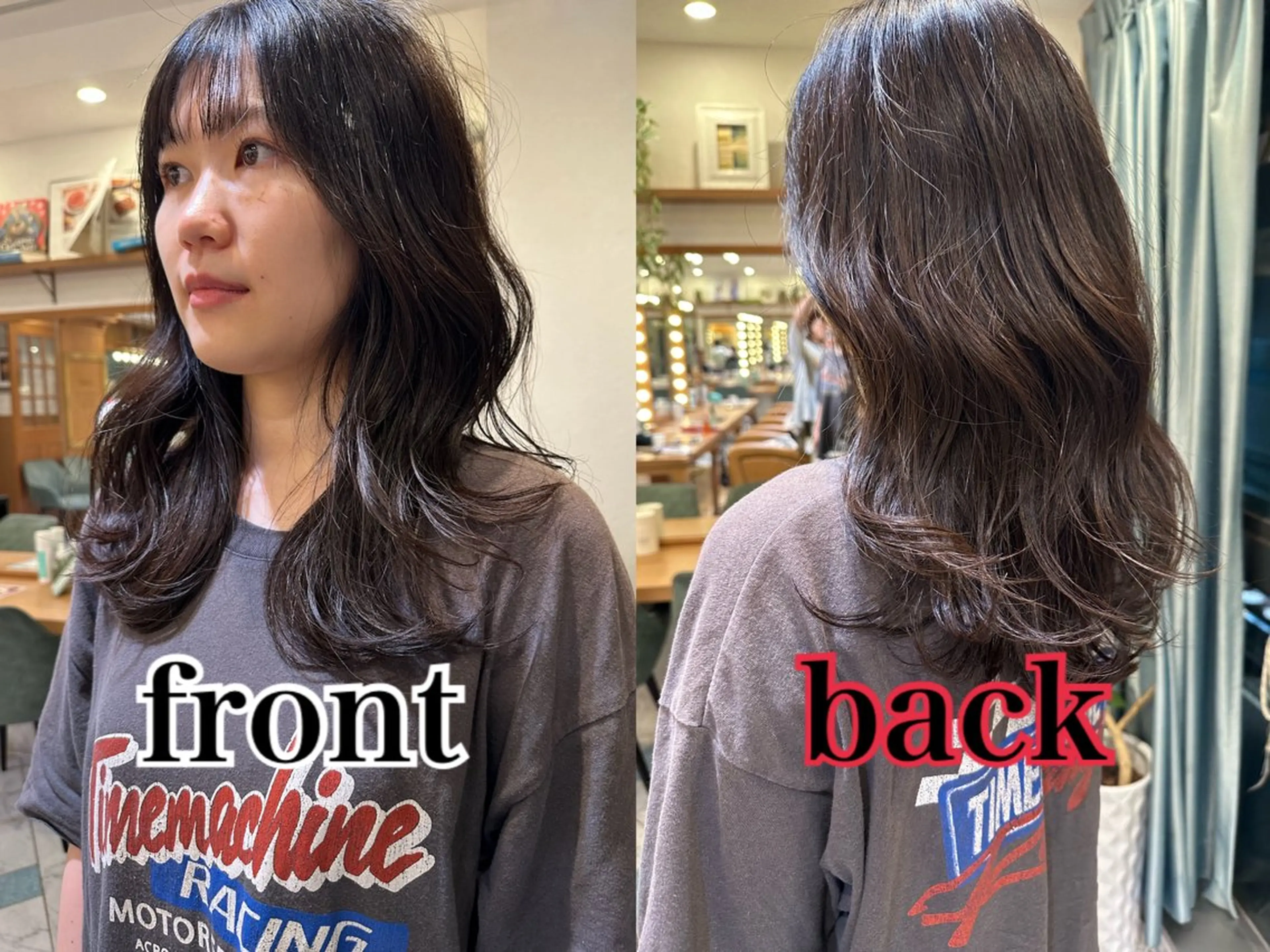 セミロング レイヤーカット/艶カ ラー/chihiroのヘアスタイル