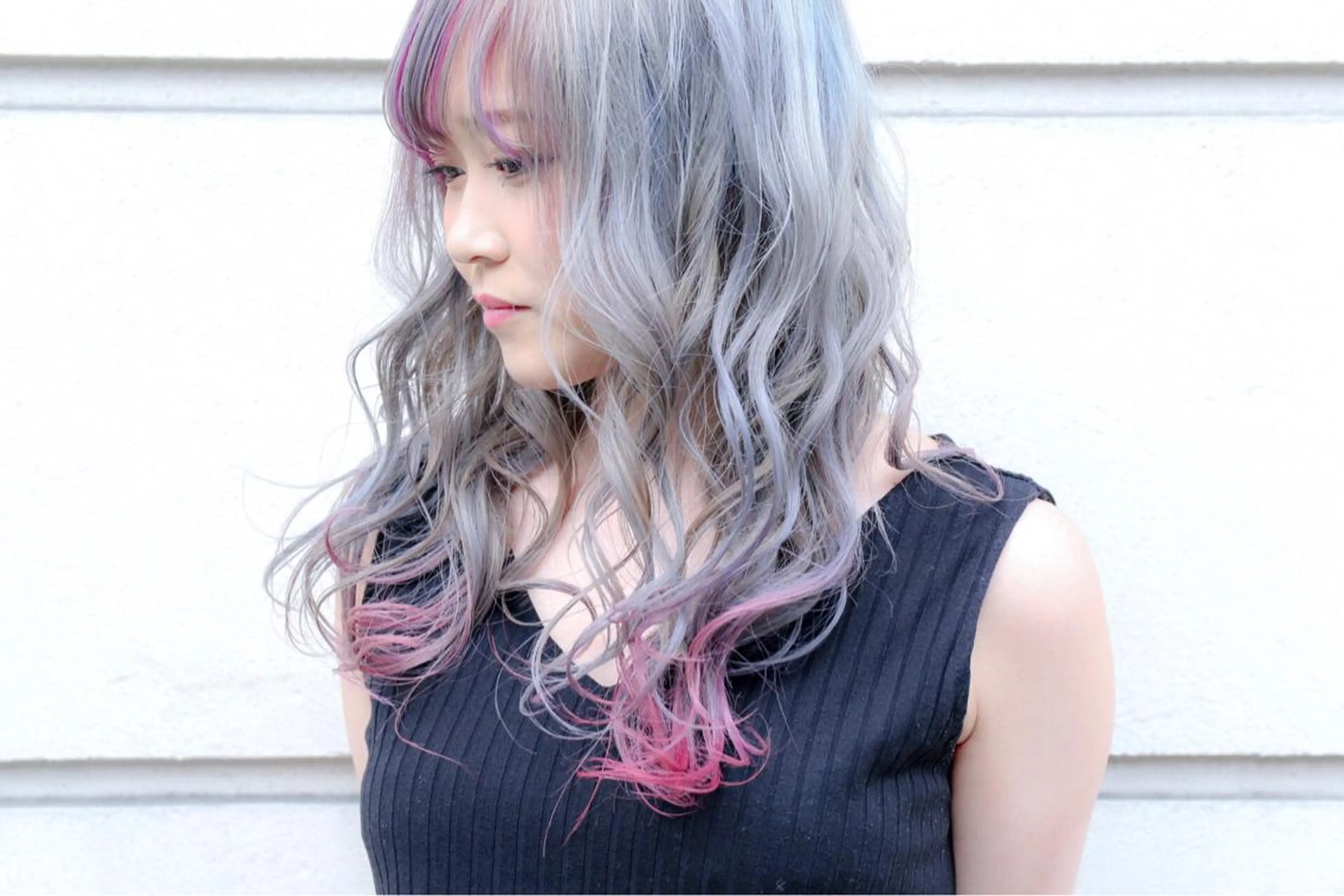 ロング カラー 永野 成知のヘアスタイル