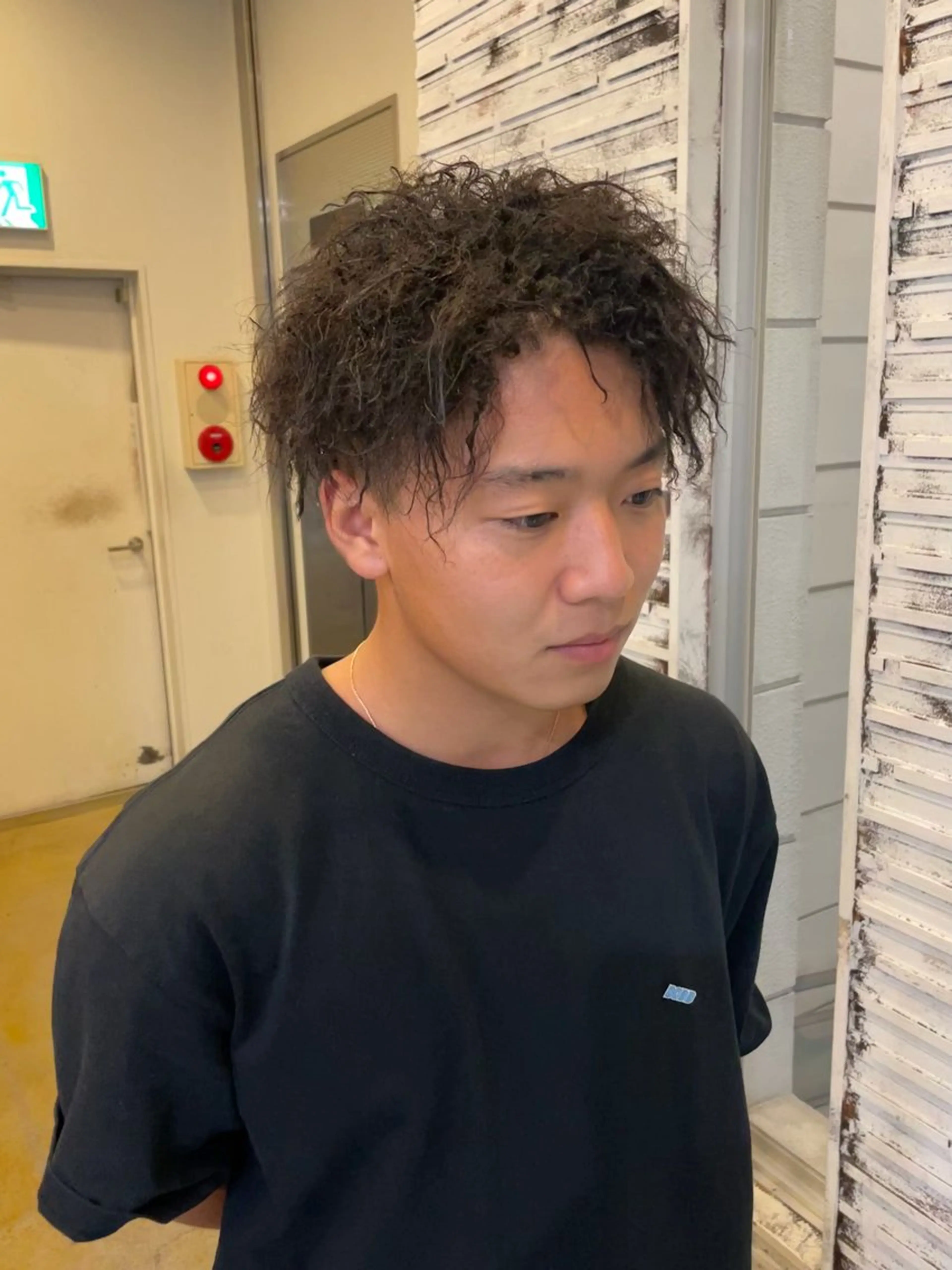 ショート パーマ メンズ パーマ特化 motooのヘアスタイル