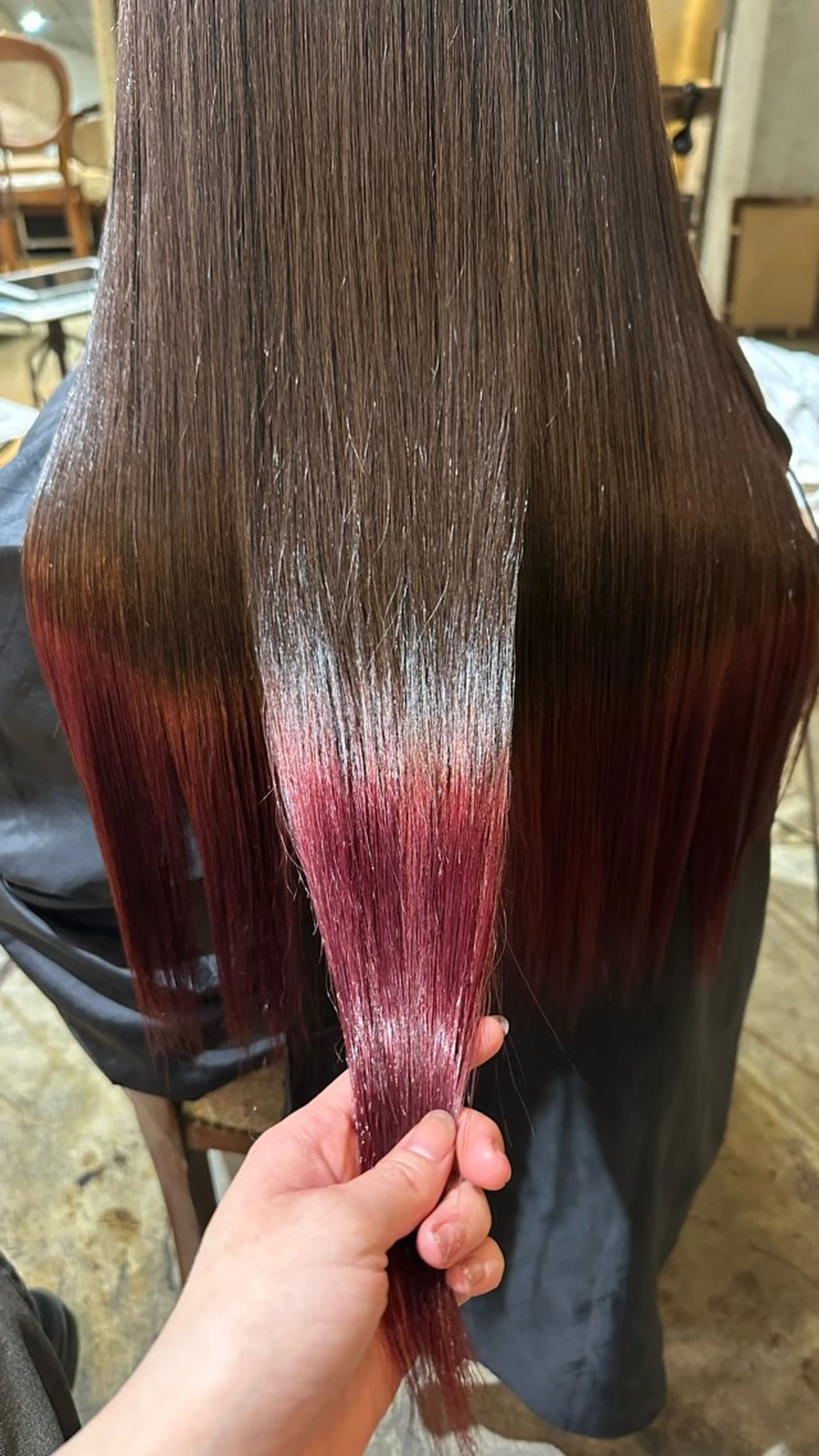 ロング カラー Scintiller鹿児島中央駅店所属・弱酸性施術 🎀白石莉菜🎀のヘアスタイル