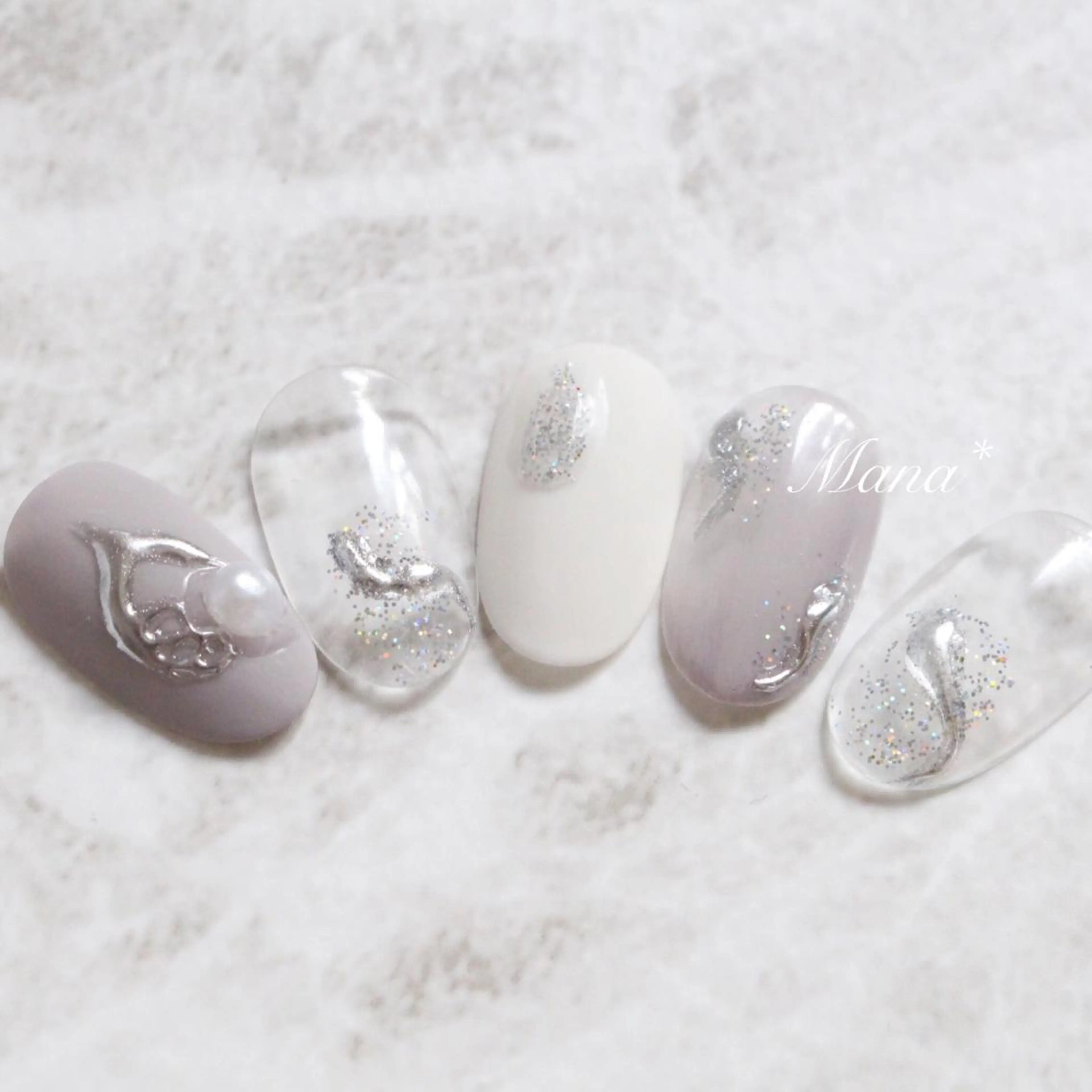 ネイル ミラーネイル 塚田 由香里のネイルデザイン