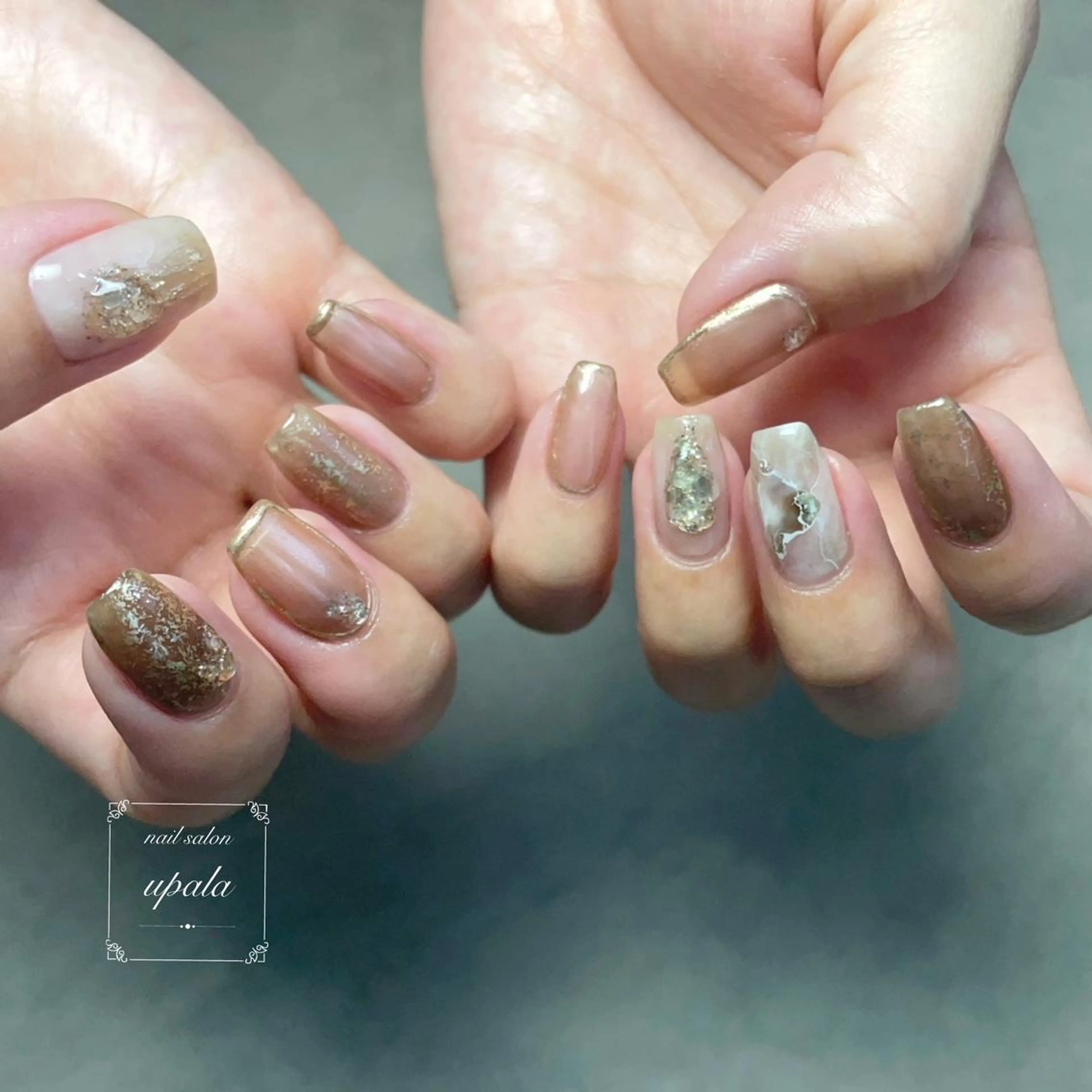 ネイル ニュアンスネイル ハンドネイル upala Mayukoのネイルデザイン