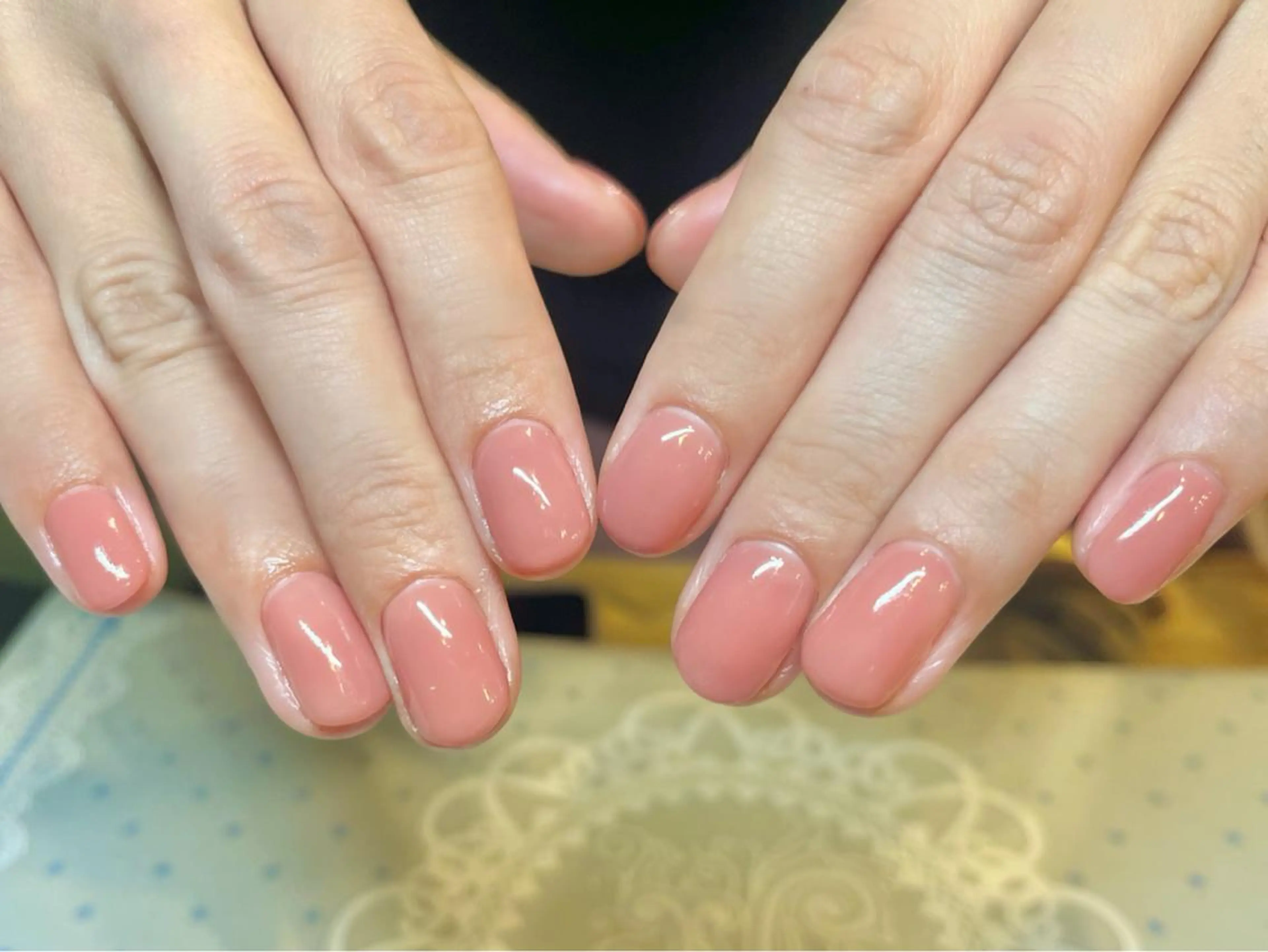 ショート カラー ネイルサロン　リリーブランシュ所属・森 瑞紀のネイルデザイン