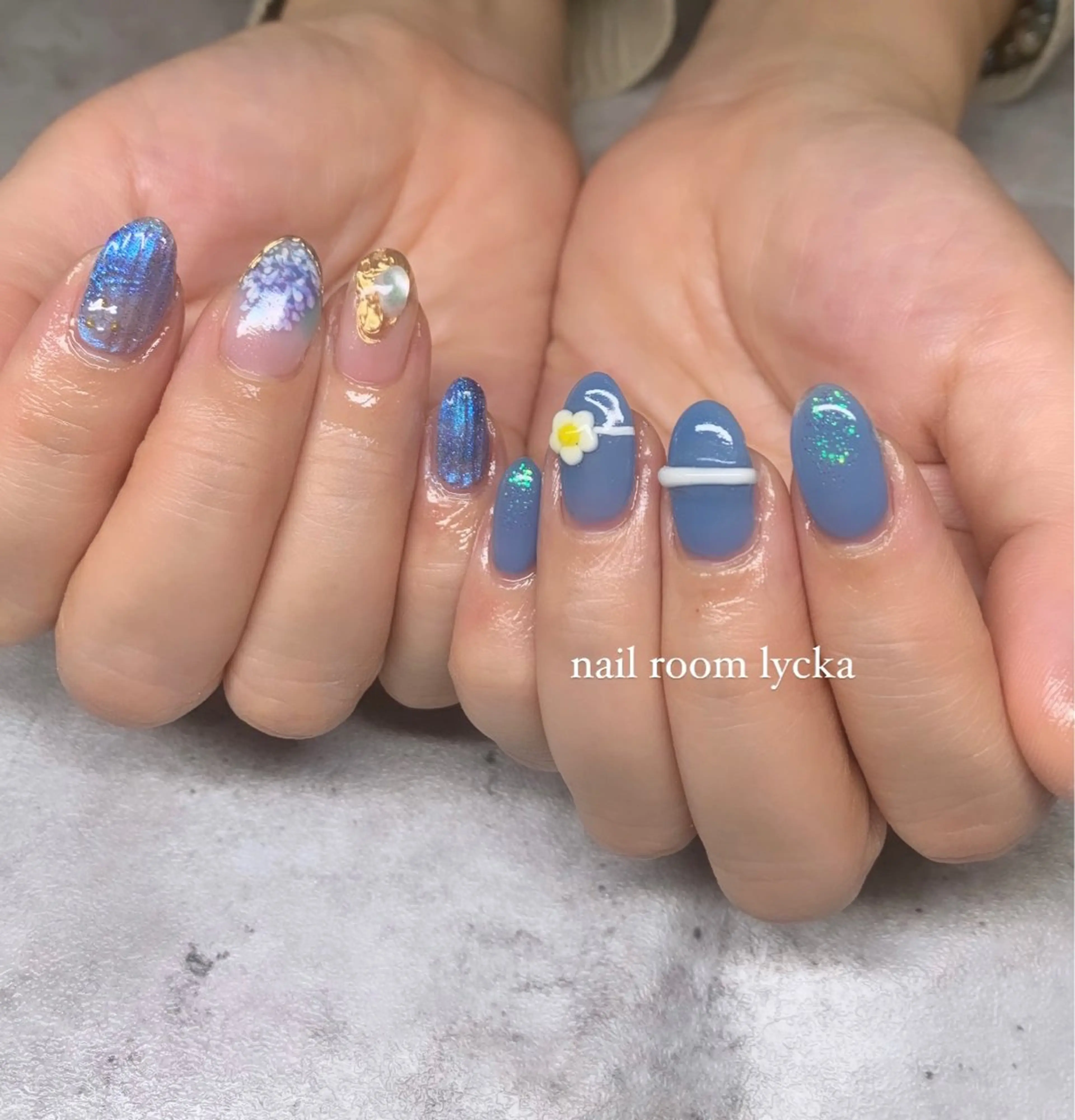 ネイル ﾈｲﾙﾙｰﾑﾘｯｶ 𝐦𝐚𝐲𝐮のネイルデザイン