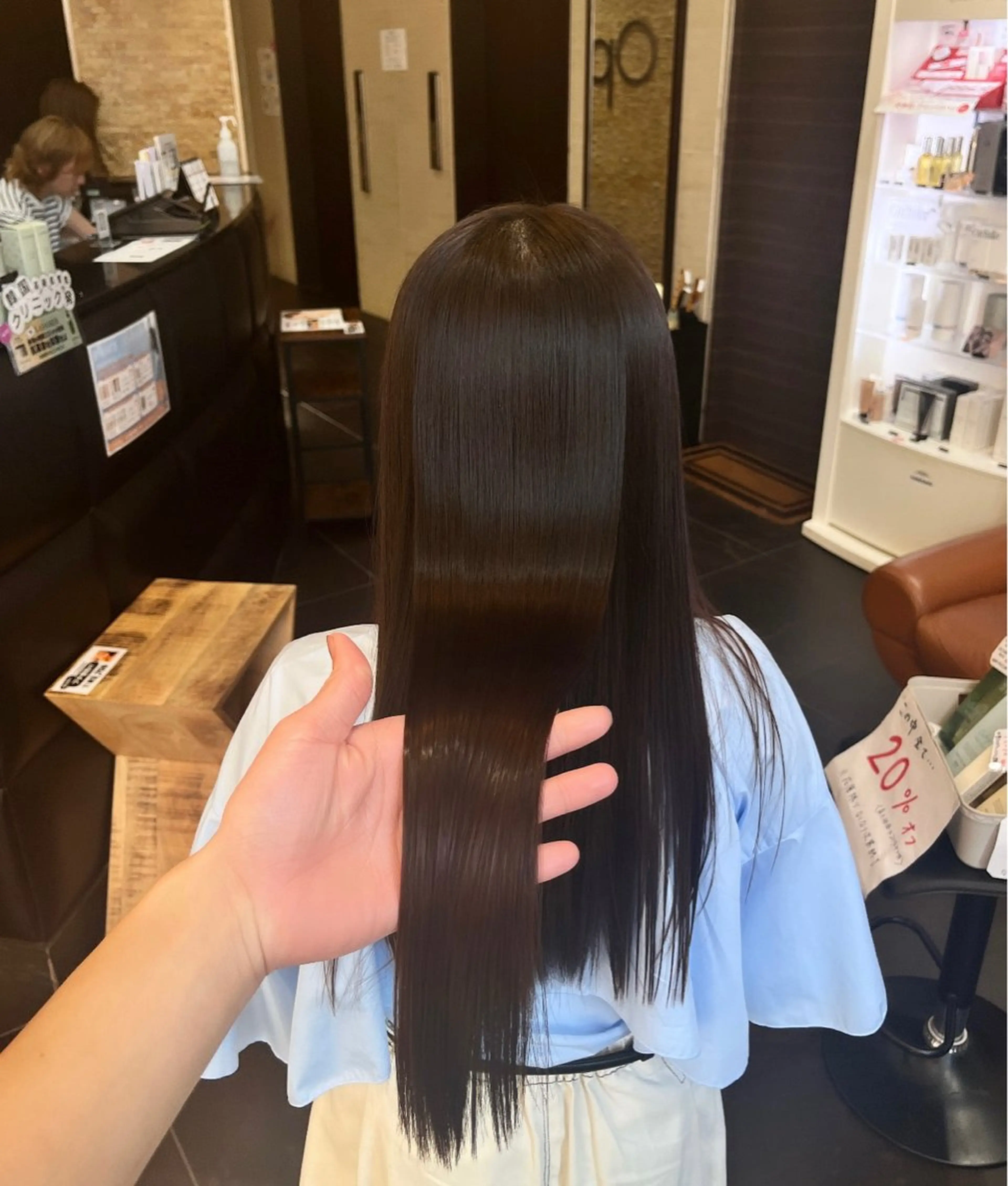 【注目メニュー】美髪縮毛矯正+aujuaTRor髪質改善TR(カット別)の写真