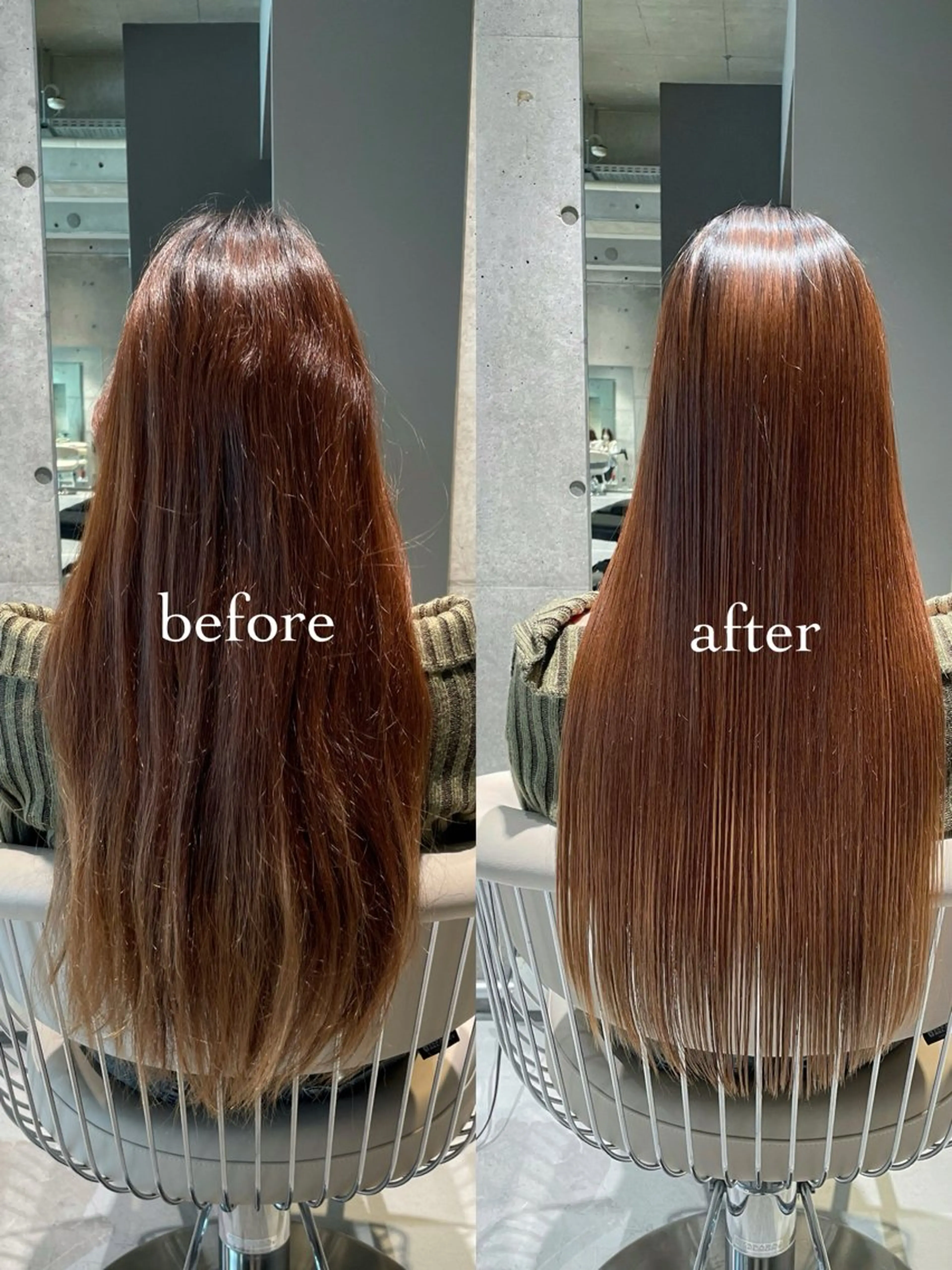 ロング くせ毛 髪質改善 縮毛矯正 トリートメント 艶髪🌿🫧 yukakoのヘアスタイル