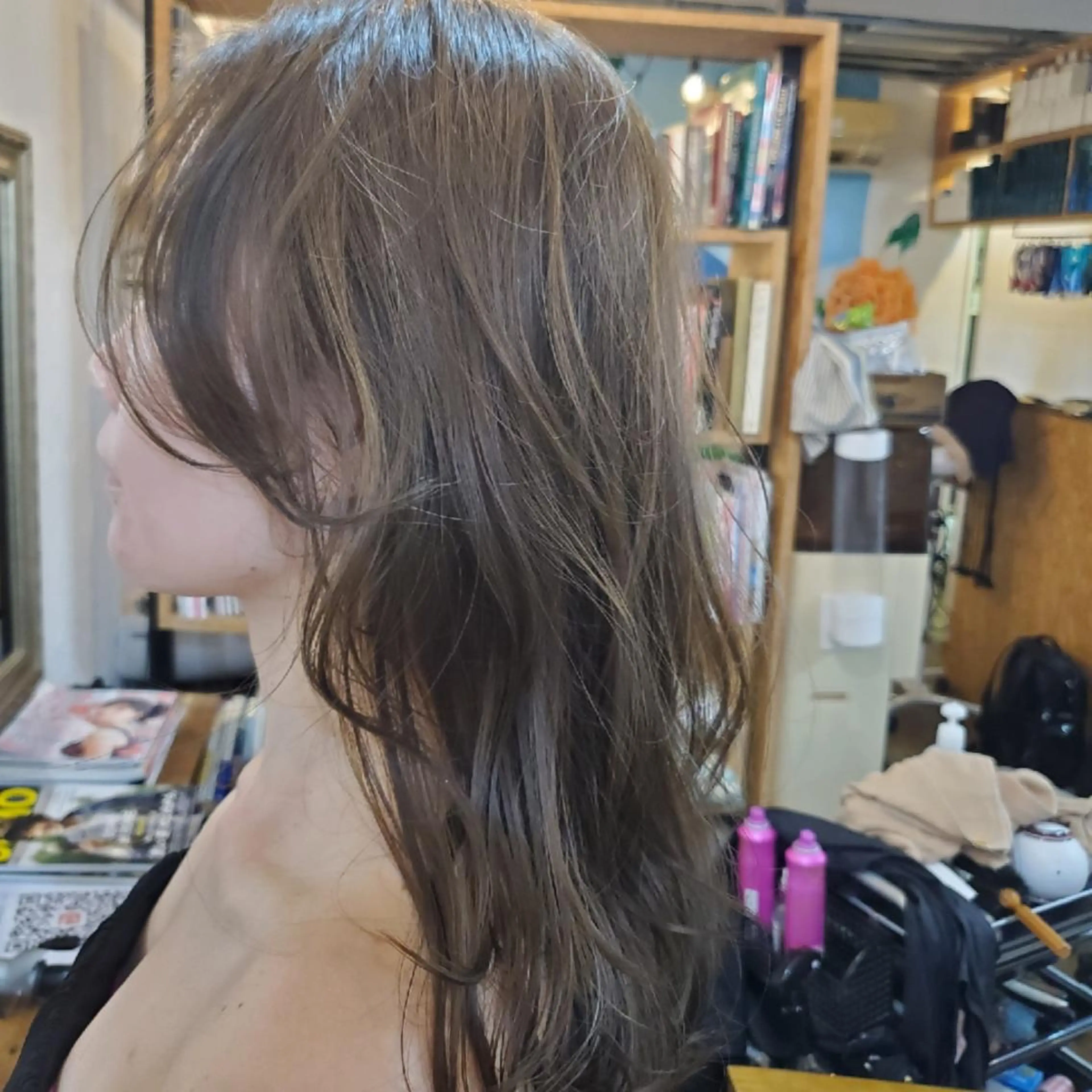 ロング カラー カット ヘアカラー トリートメント フリーランス所属・韓国ヘア レイヤー くびれヘアMATSUのヘアスタイル