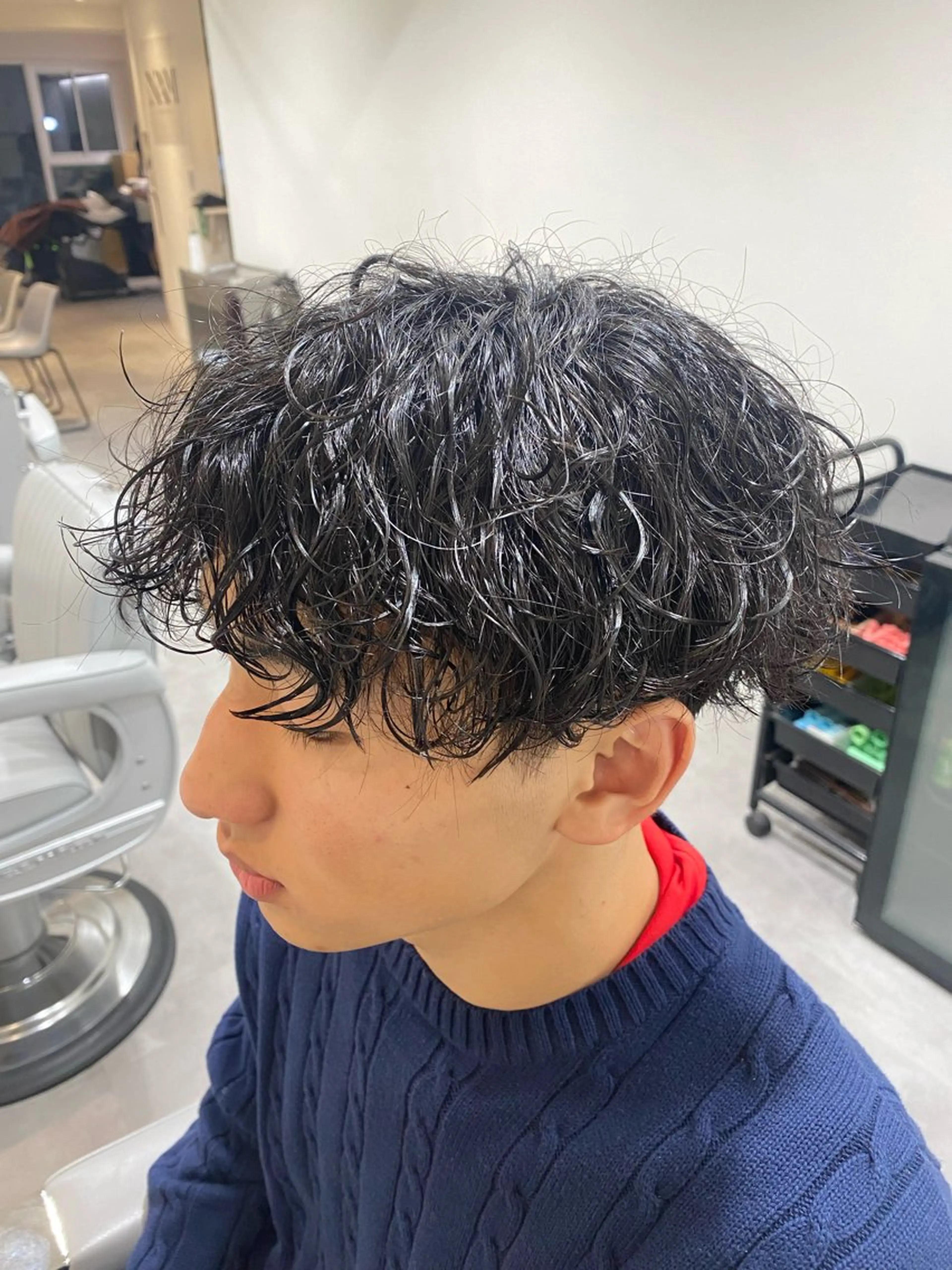 ショート カット パーマ 小川 凜華のヘアスタイル