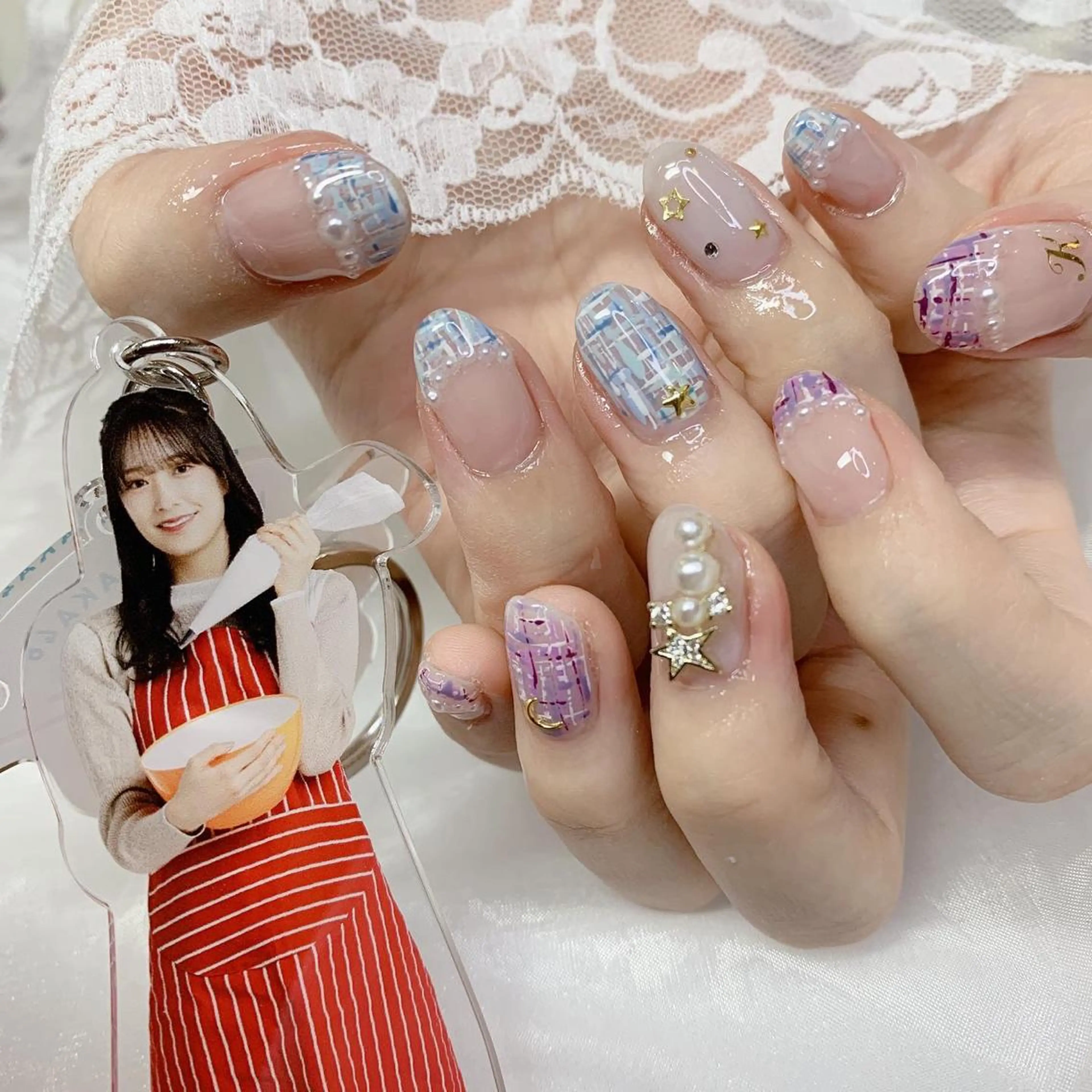 ネイル ハンドネイル La neige* yuki 🥯🍑のネイルデザイン