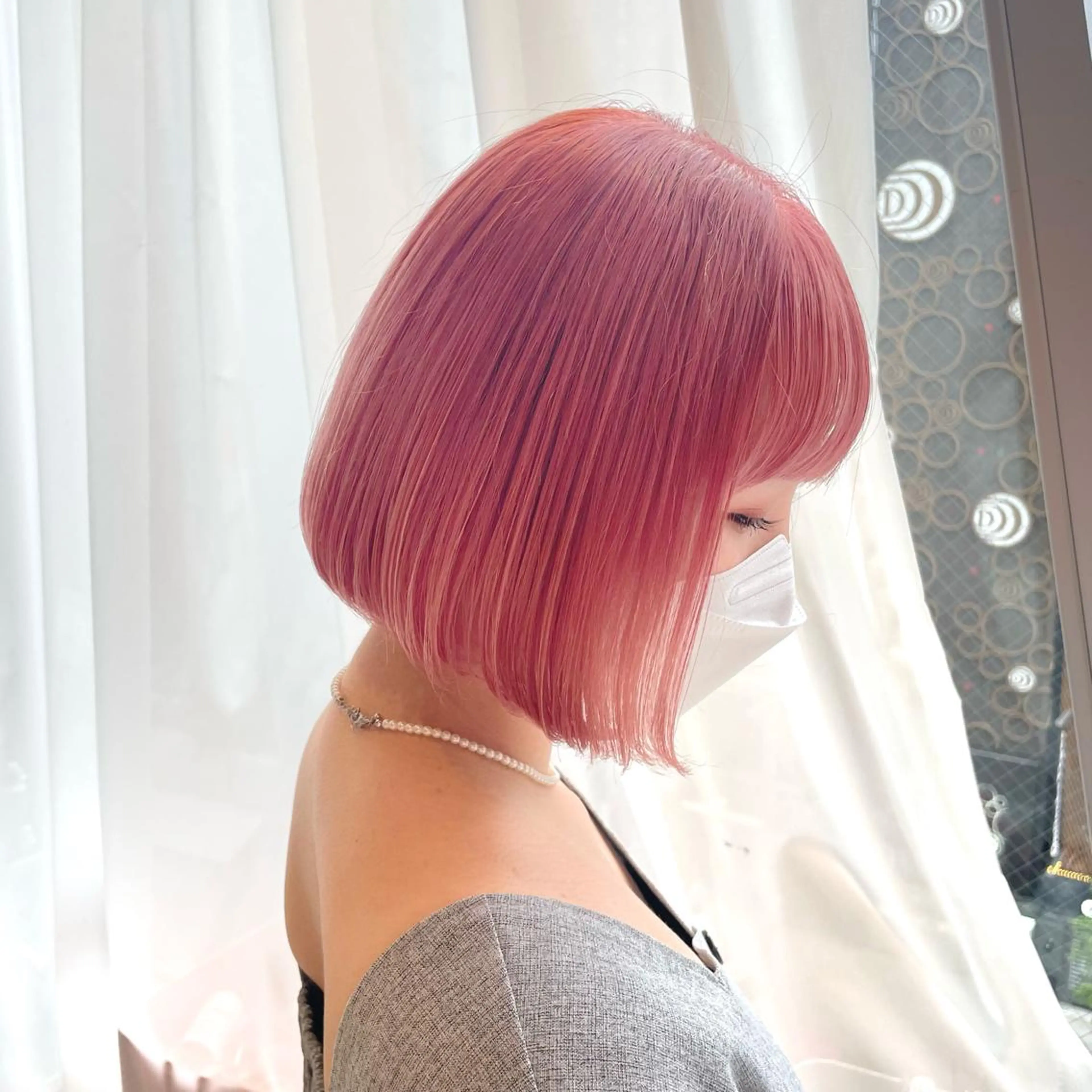 ショート カラー パーマ ヘアアレンジ ベージュカラー ブリーチ ケアブリーチ 透明感カラー ダブルカラー カット ヘアカラー トリートメント ヘアセット レイヤーカット/ボブ /縮毛矯正✨大輝のヘアスタイル