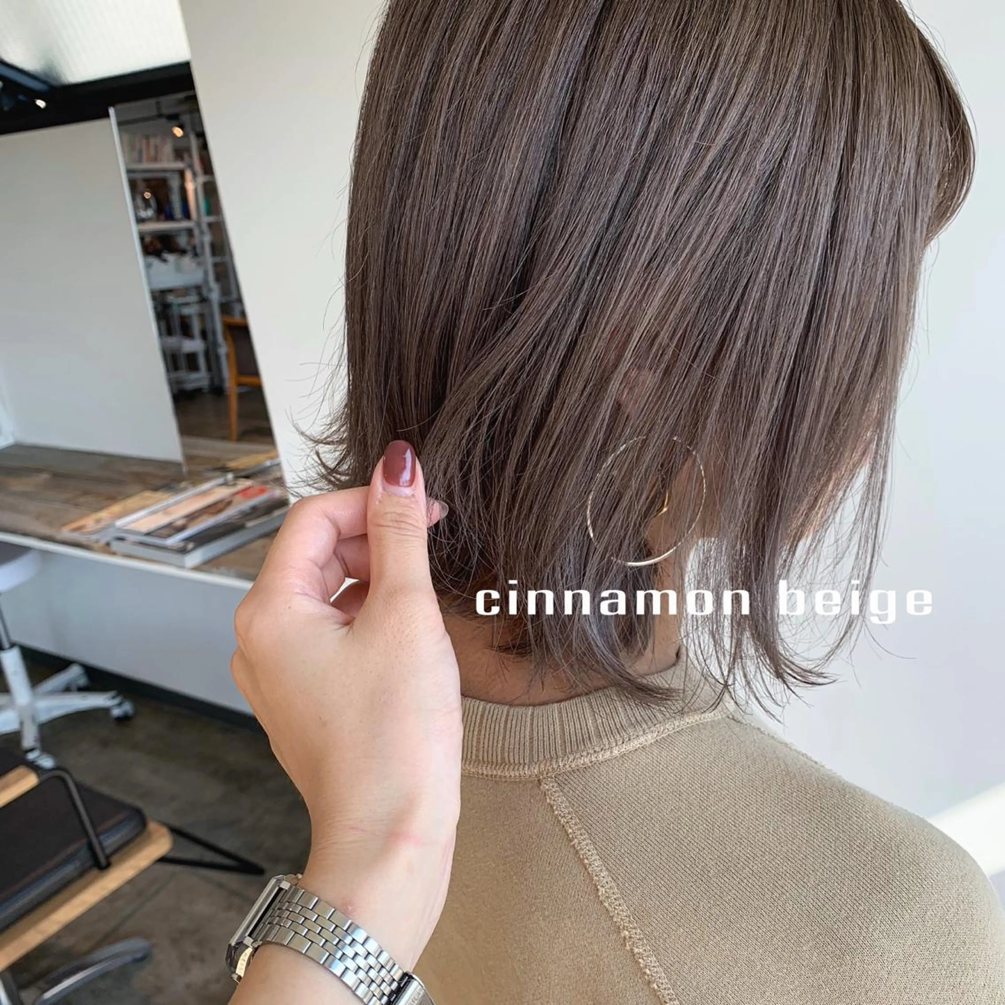 ショート ヘアカラー トリートメント etore 矢場町 南沙希のヘアスタイル