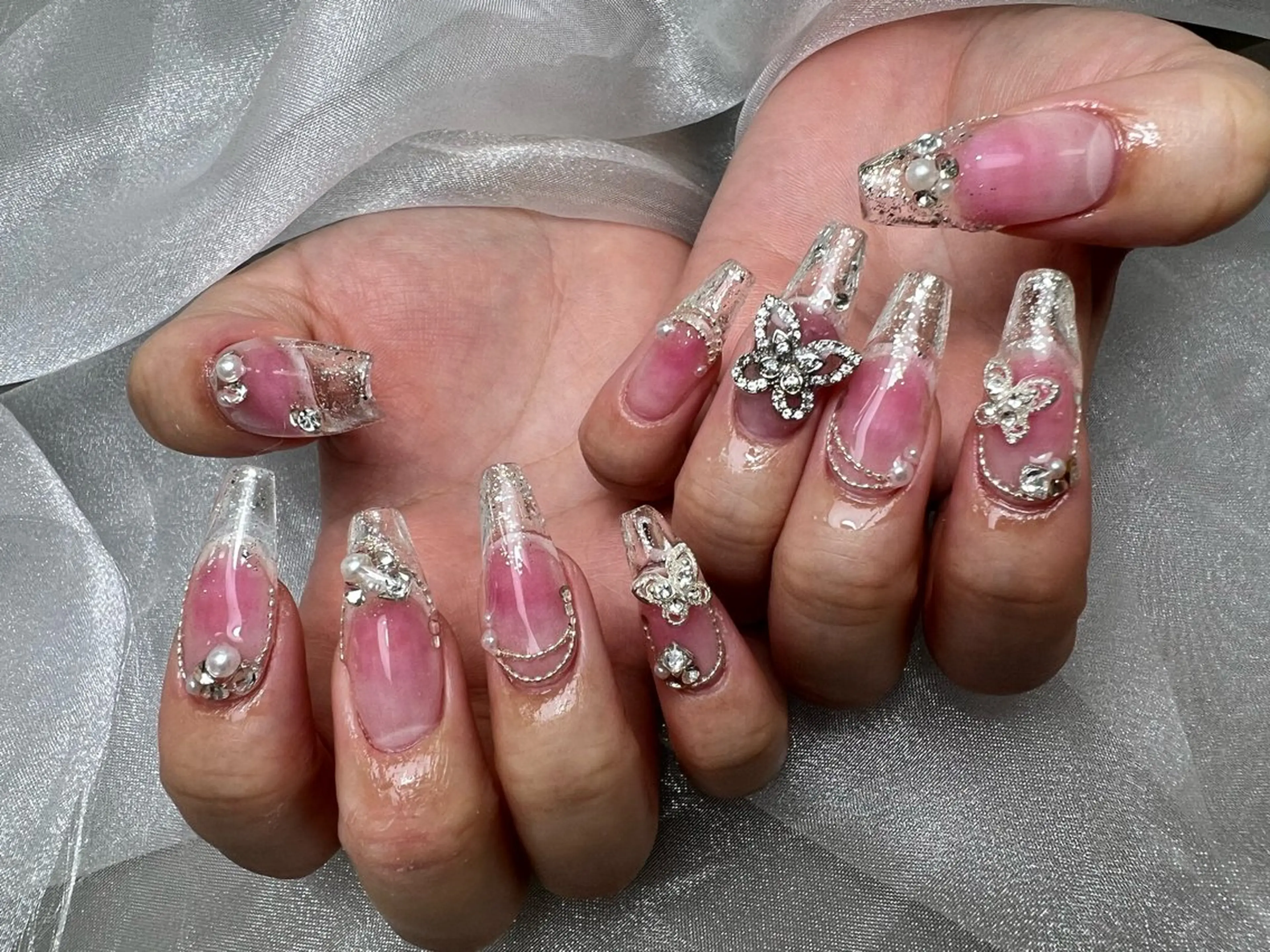 ネイル ハンドネイル Mana‪ ‪·͜· ❤︎‬のネイルデザイン