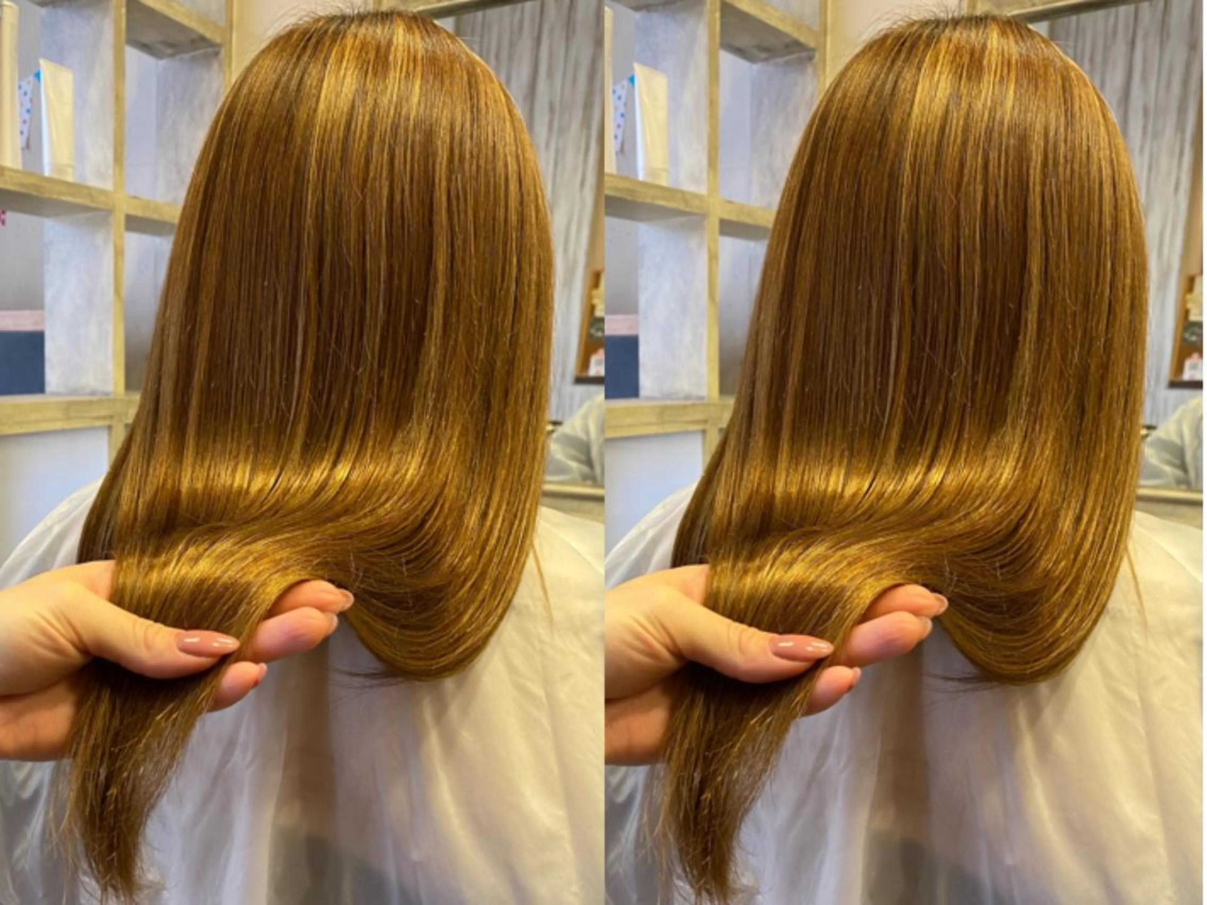 ロング GRANDE アオキのヘアスタイル