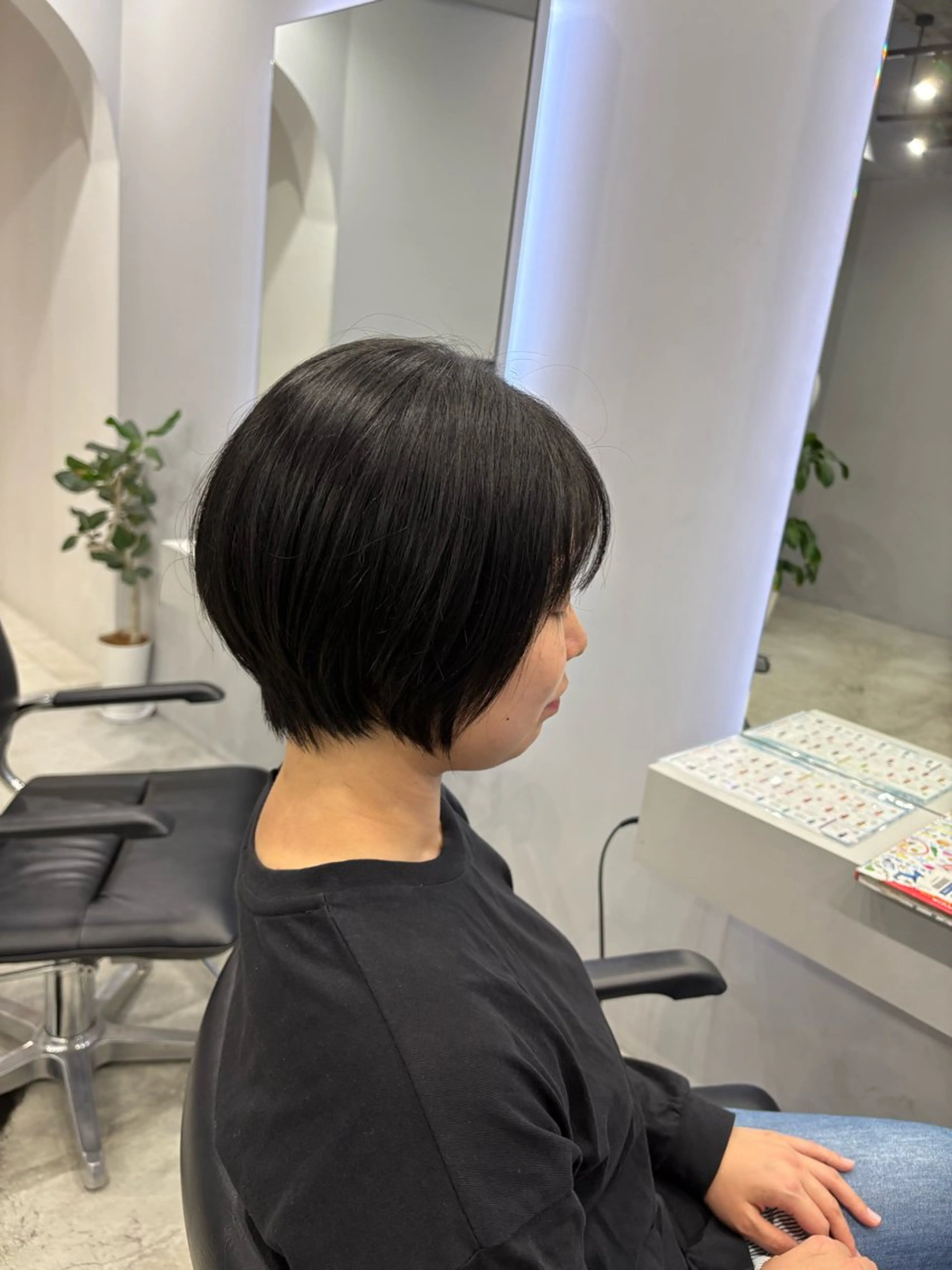 ショートカットの写真