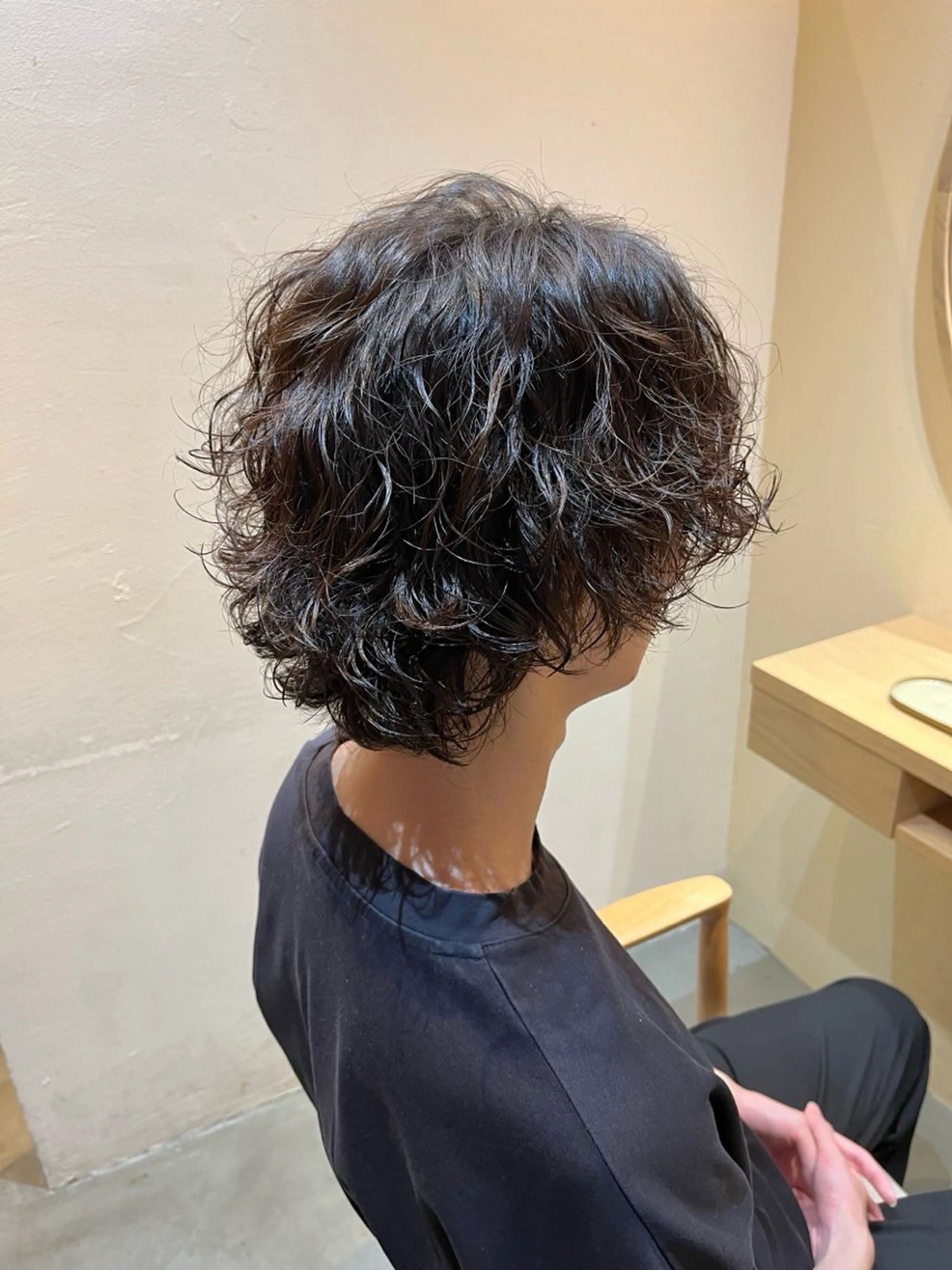 メンズ メンズパーマ 透明感カラー/ MIOのヘアスタイル