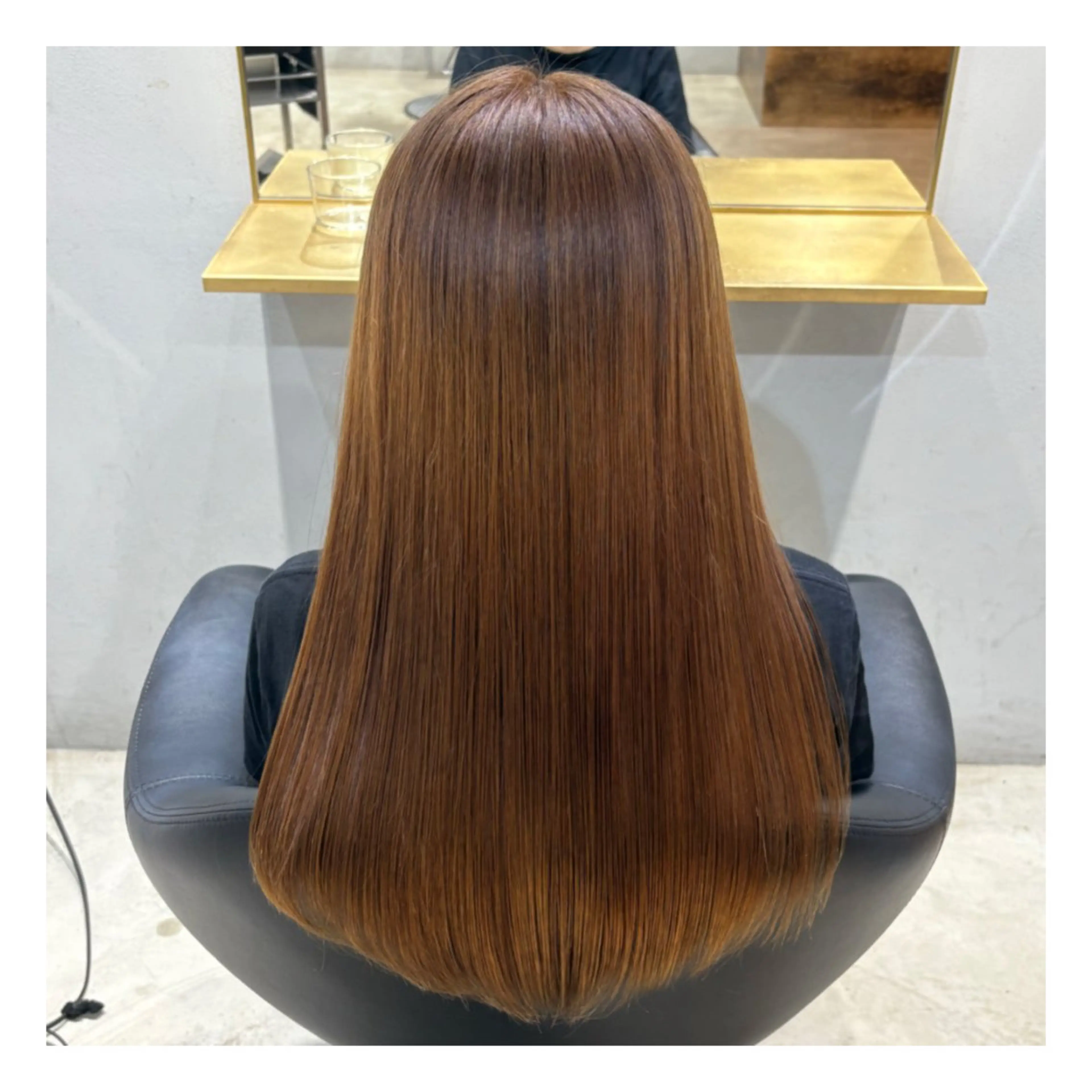 🍒前髪カット+透明感ワンカラー🫧の写真