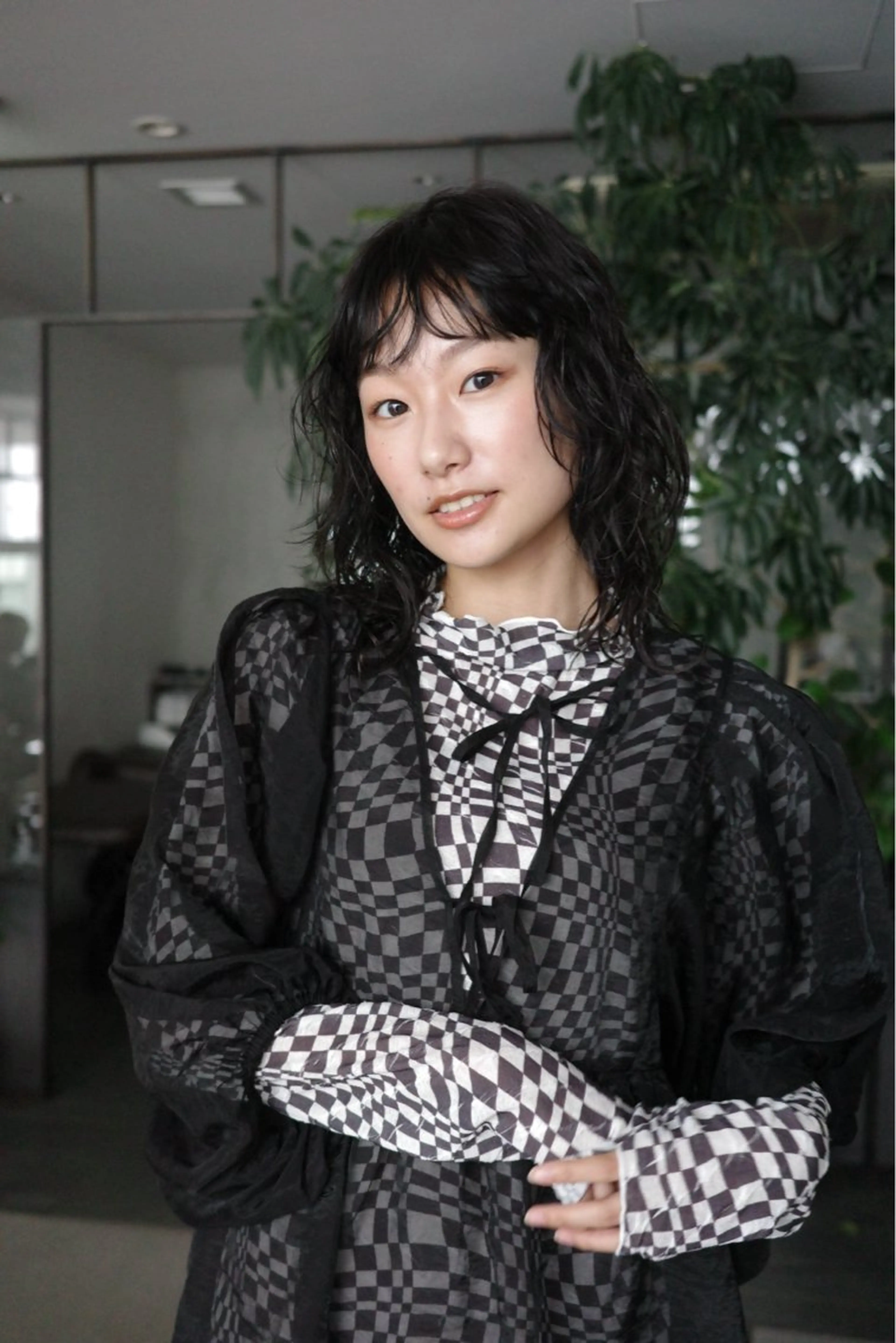 ミディアム パーマ ミディアムパーマ ボブ 外国人風カラー レイヤーカット ウルフカット 🌀渋谷ボブパーマ 🌀河野瑠太のヘアスタイル