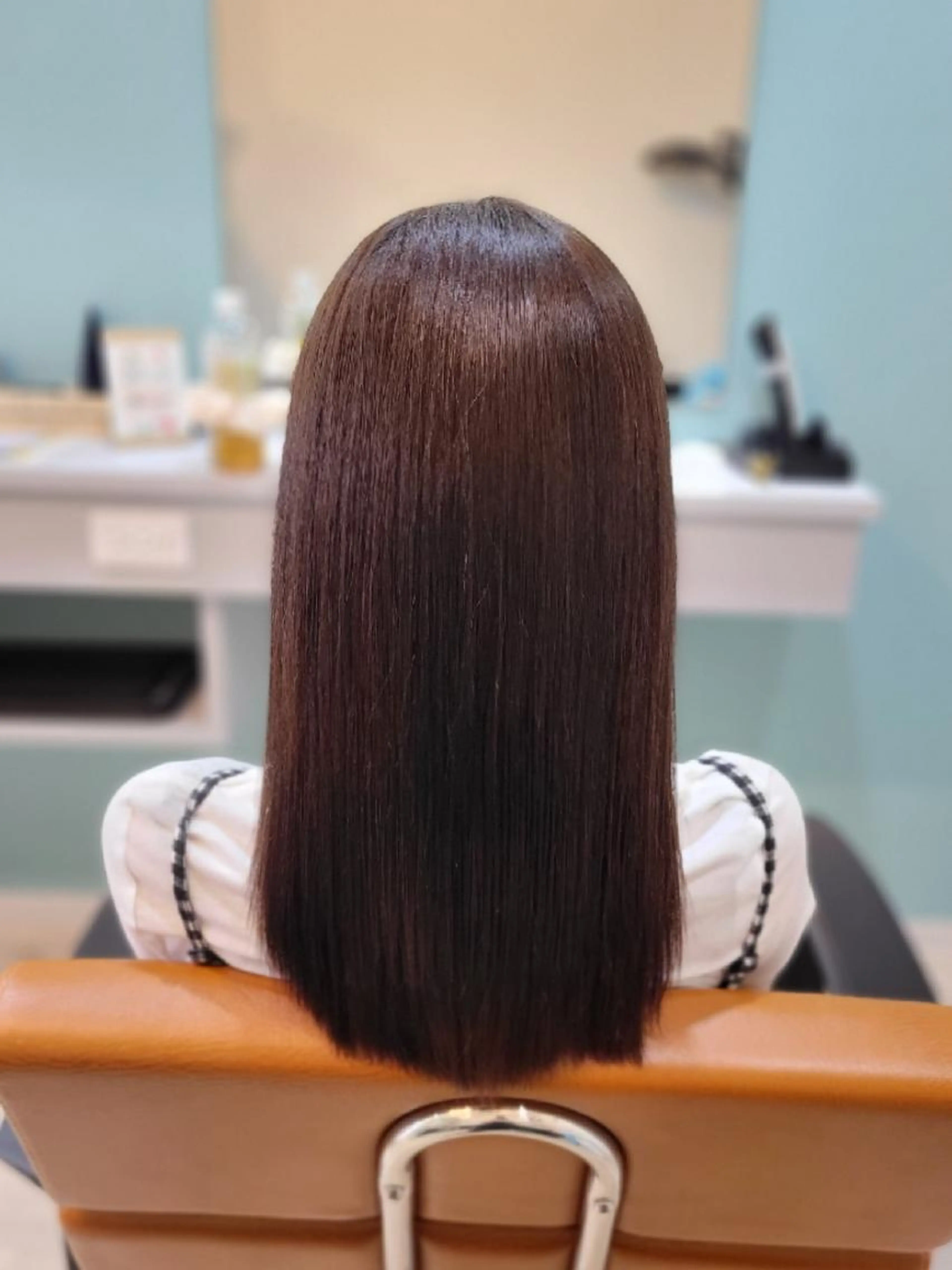 縮毛矯正＋カットの写真