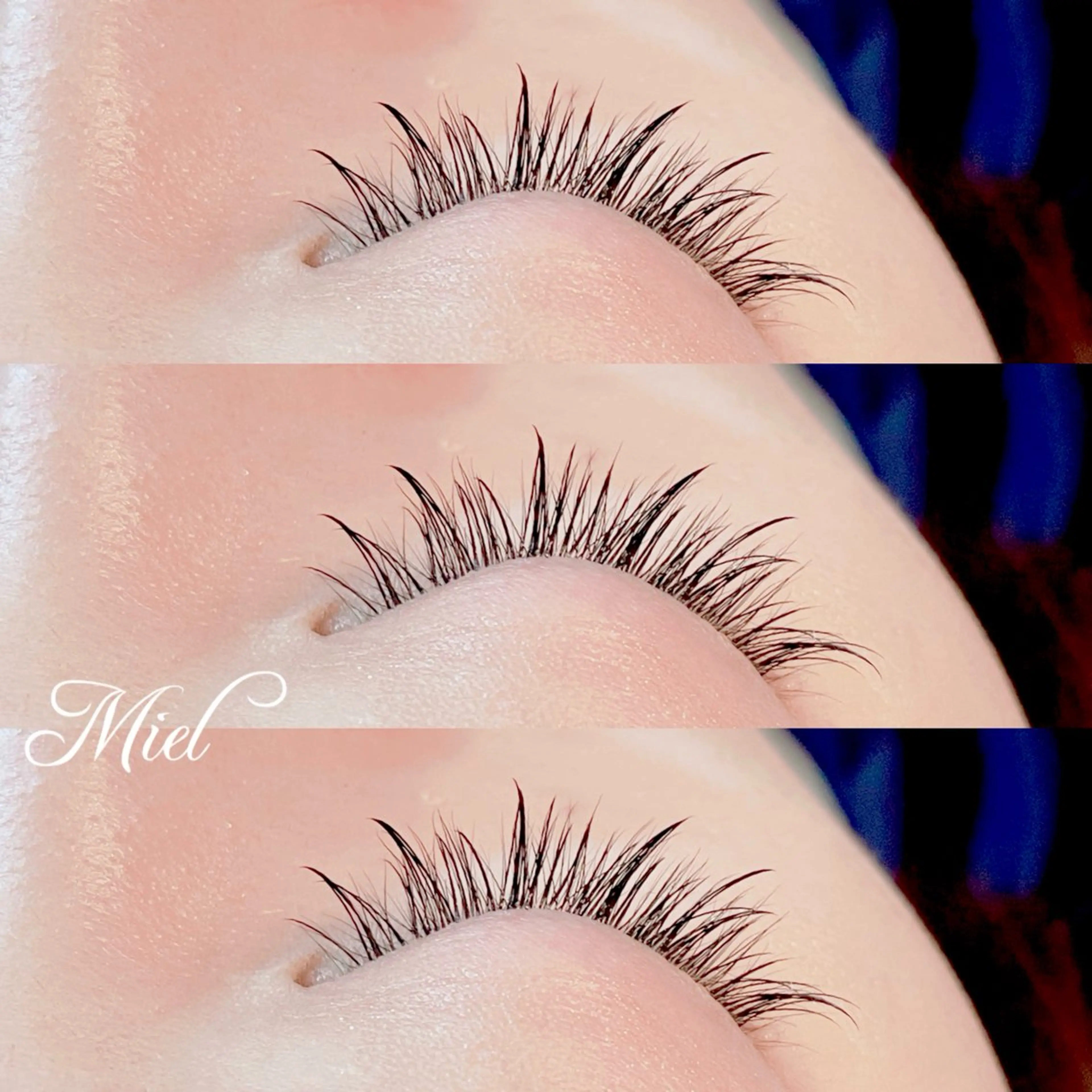 マツエク・マツパ カラーマツエク フラットラッシュ ボリュームラッシュ ワンホンマツエク Mori ✨Mystical✨のマツエク・マツパデザイン