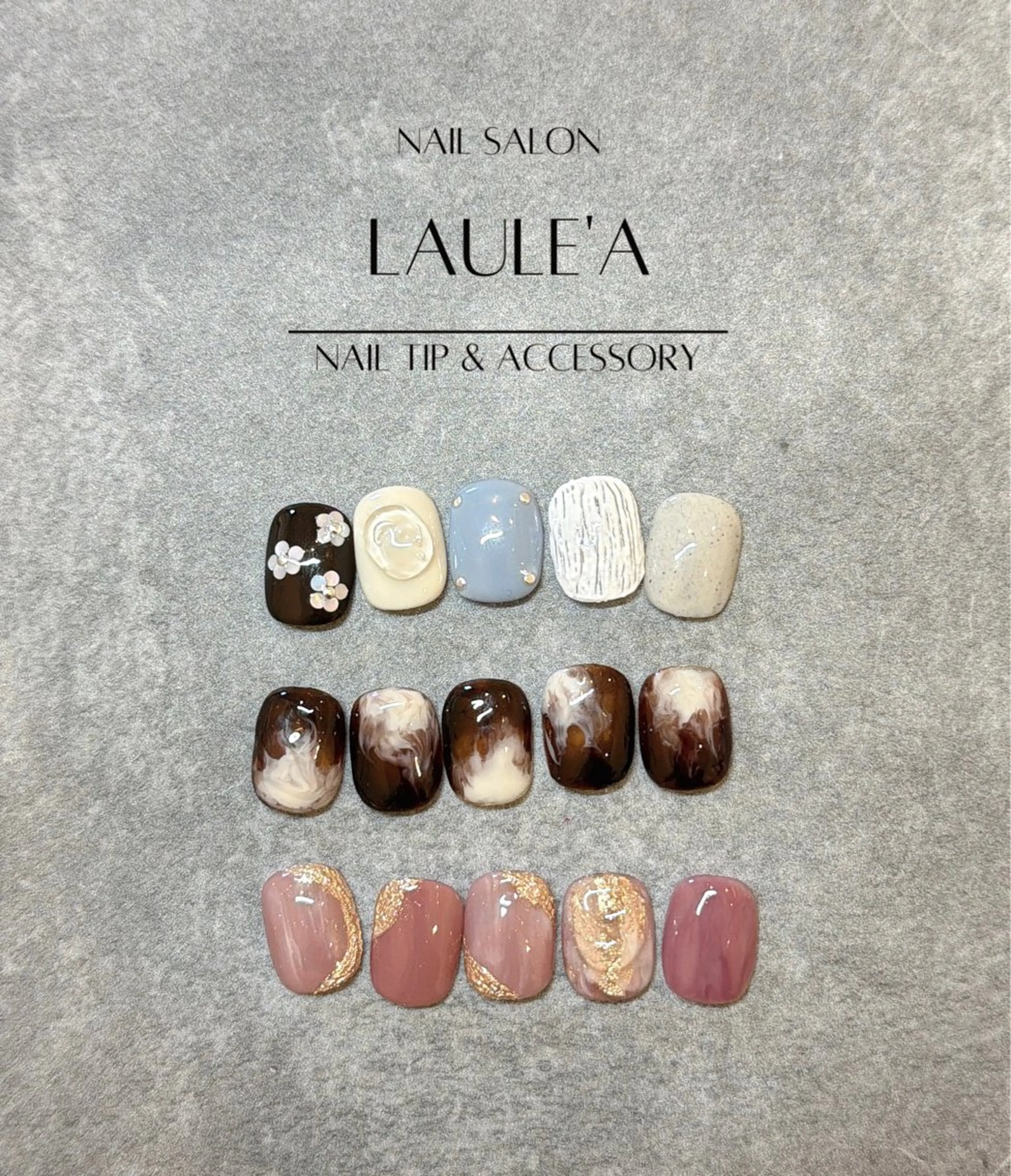 ネイル アートネイル ハンドネイル nailsalon Laule'aのネイルデザイン