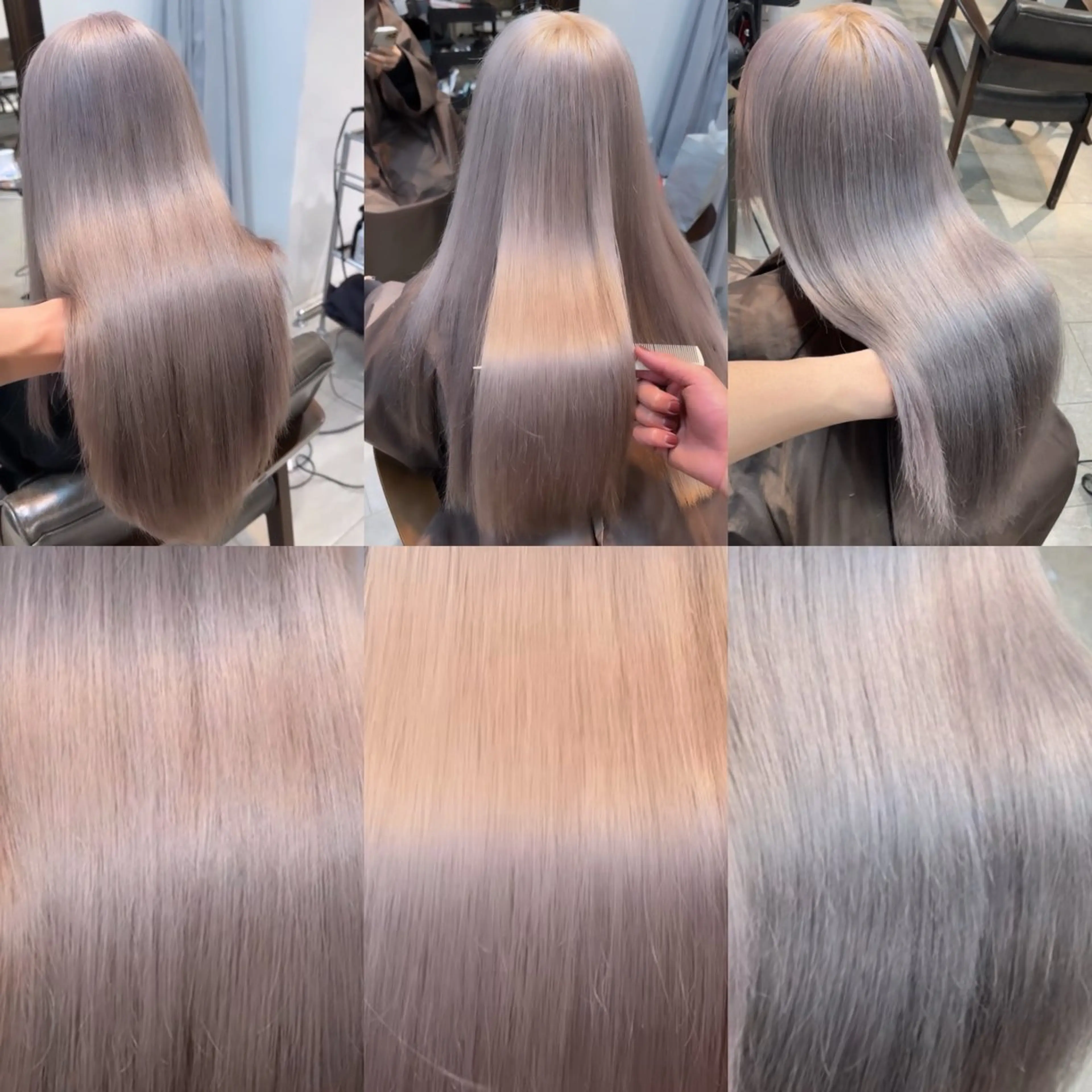 ミディアム カラー パーマ ヘアアレンジ メンズ ブリーチカラー🤍 颯馬🐈‍⬛のヘアスタイル