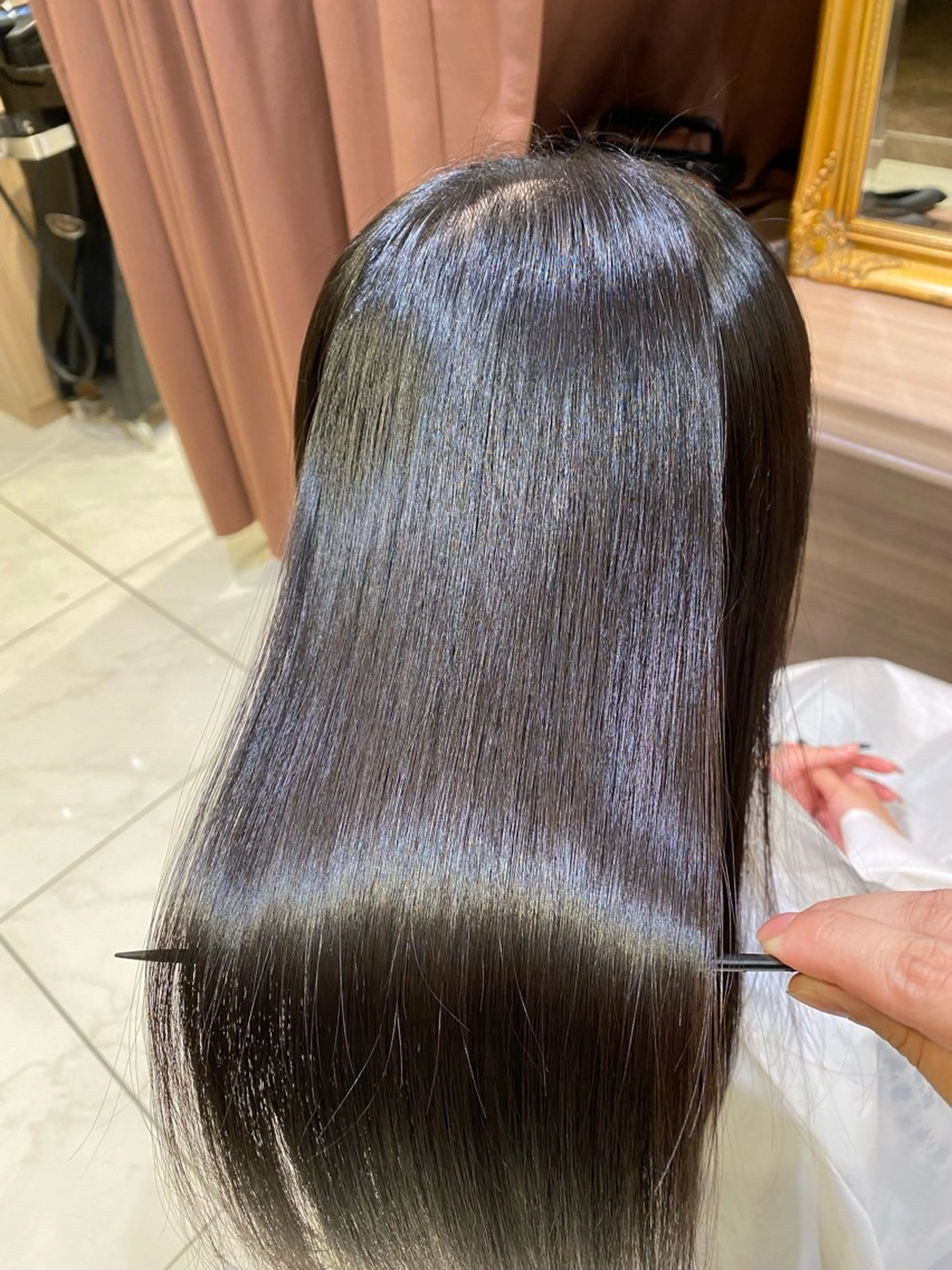 ロング 縮毛矯正 縮毛矯正 🥀縮毛矯正🥀 川﨑和希のヘアスタイル