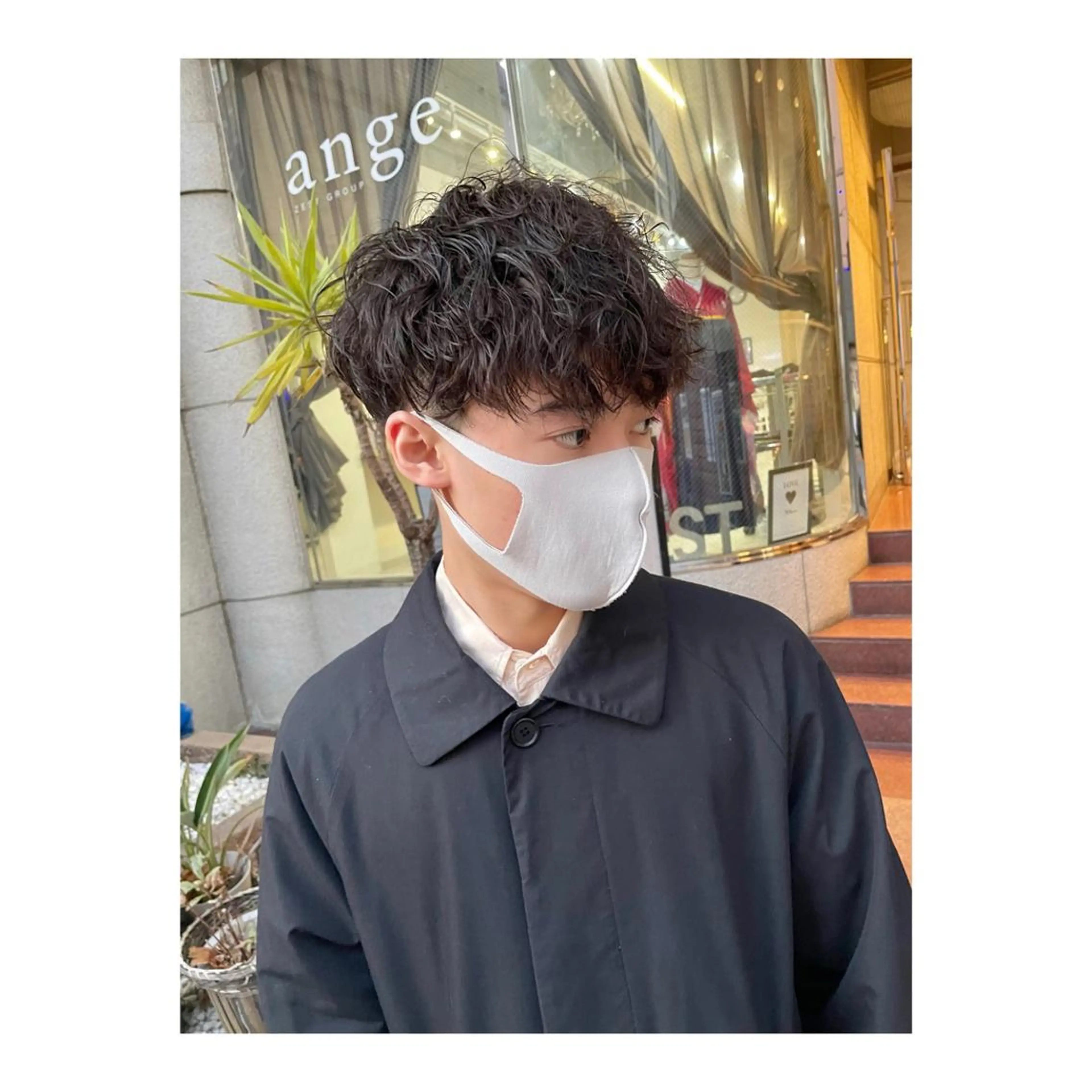 ショート パーマ メンズ ange☞ soutaのヘアスタイル