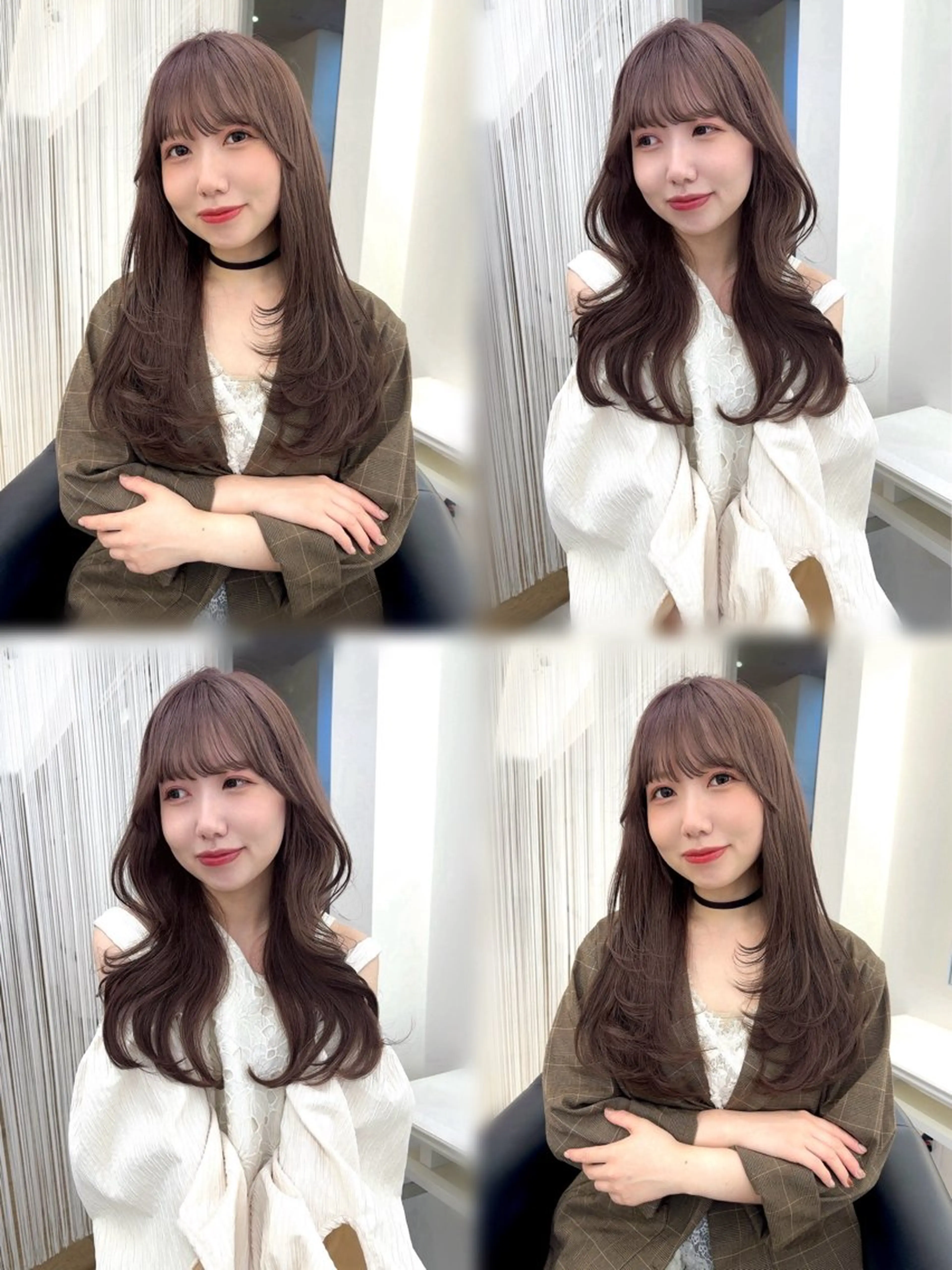 ロング カラー ヘアカラー ♡ParveMix 花房 菜乃♡のヘアスタイル