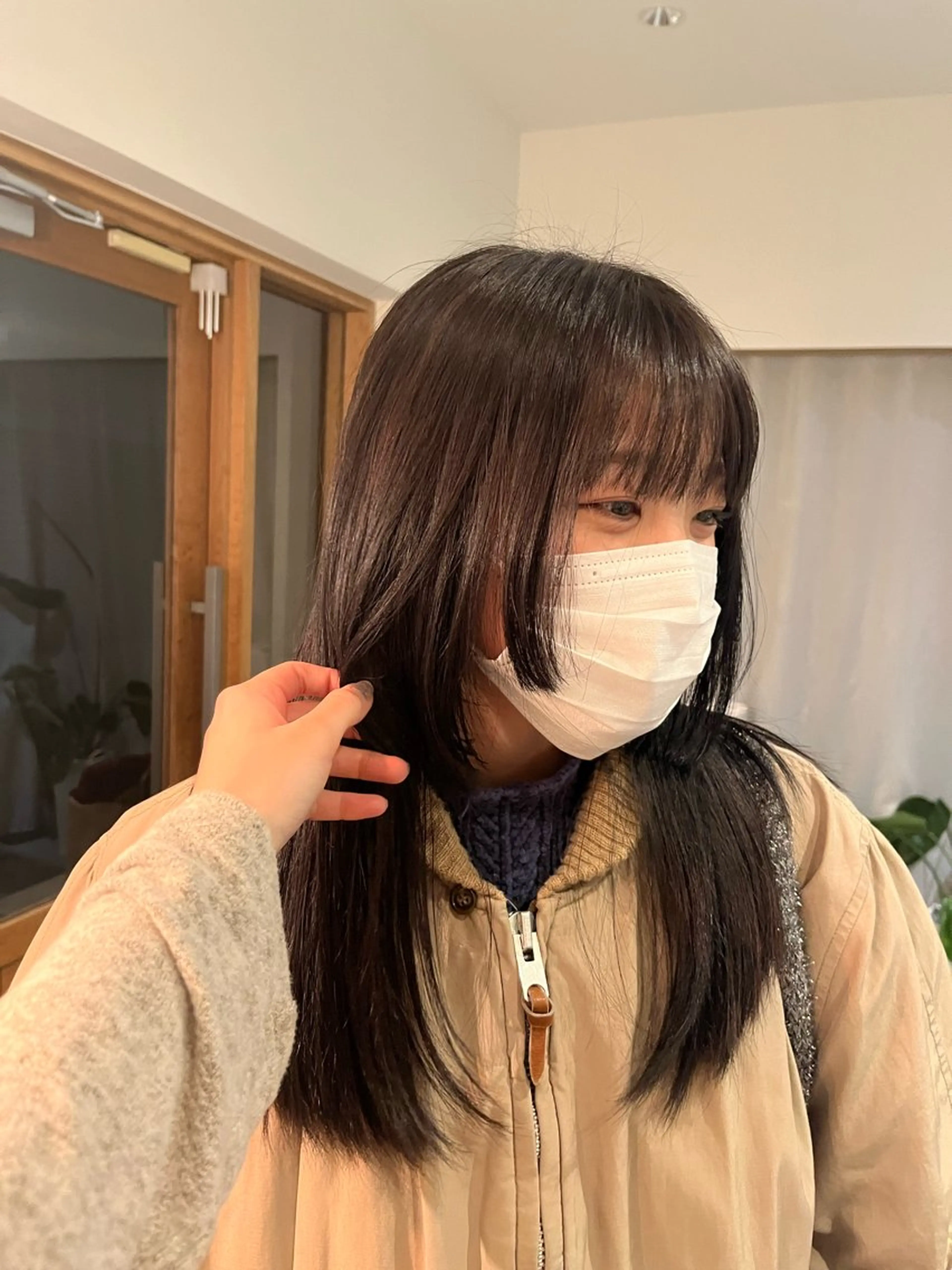 カラー 透明感カラー YUI／レイヤー カット/透明感カラーのヘアスタイル