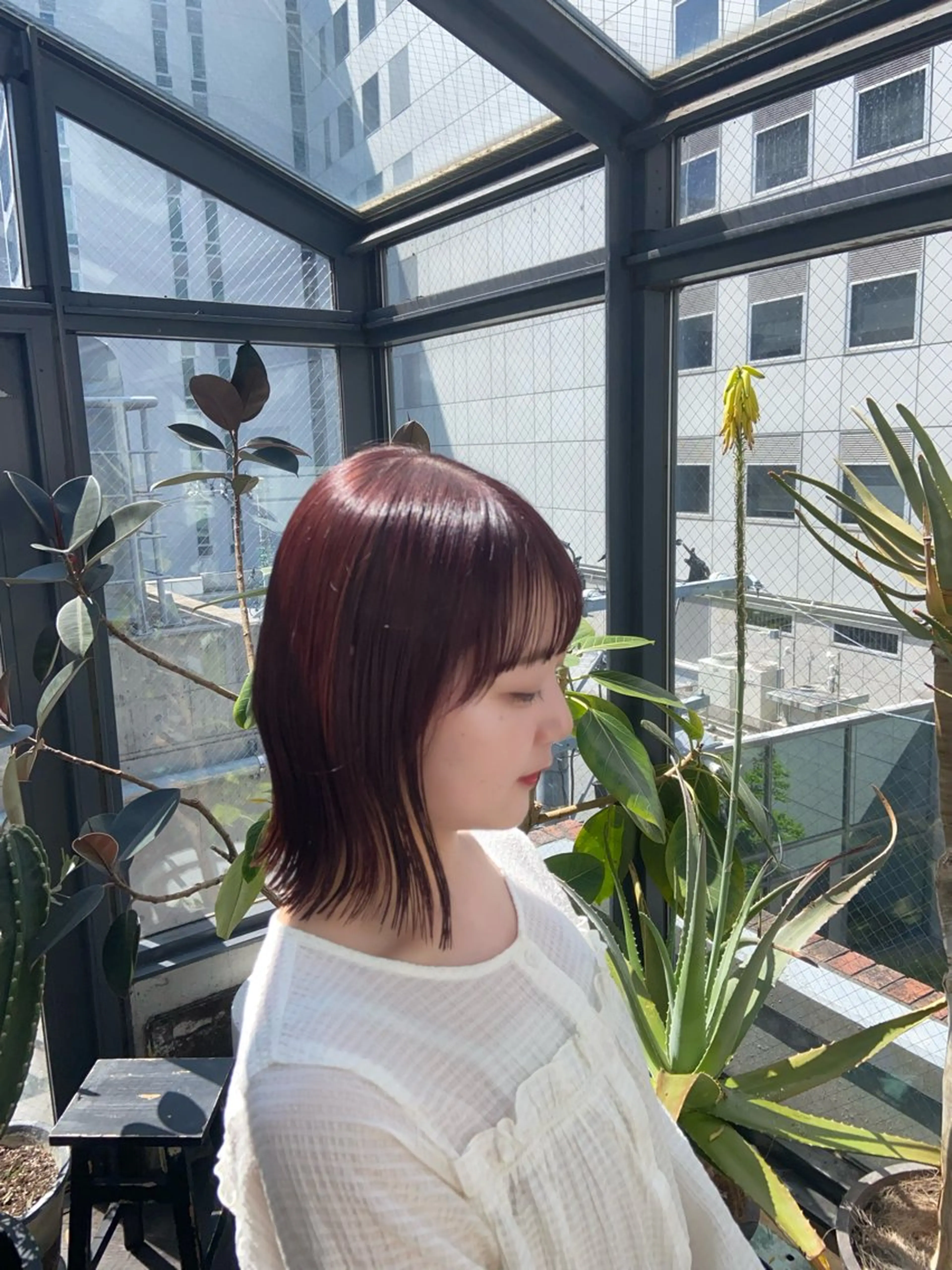 ミディアム サオリ仙台🩰儚カラ ー/透明感カラーのヘアスタイル