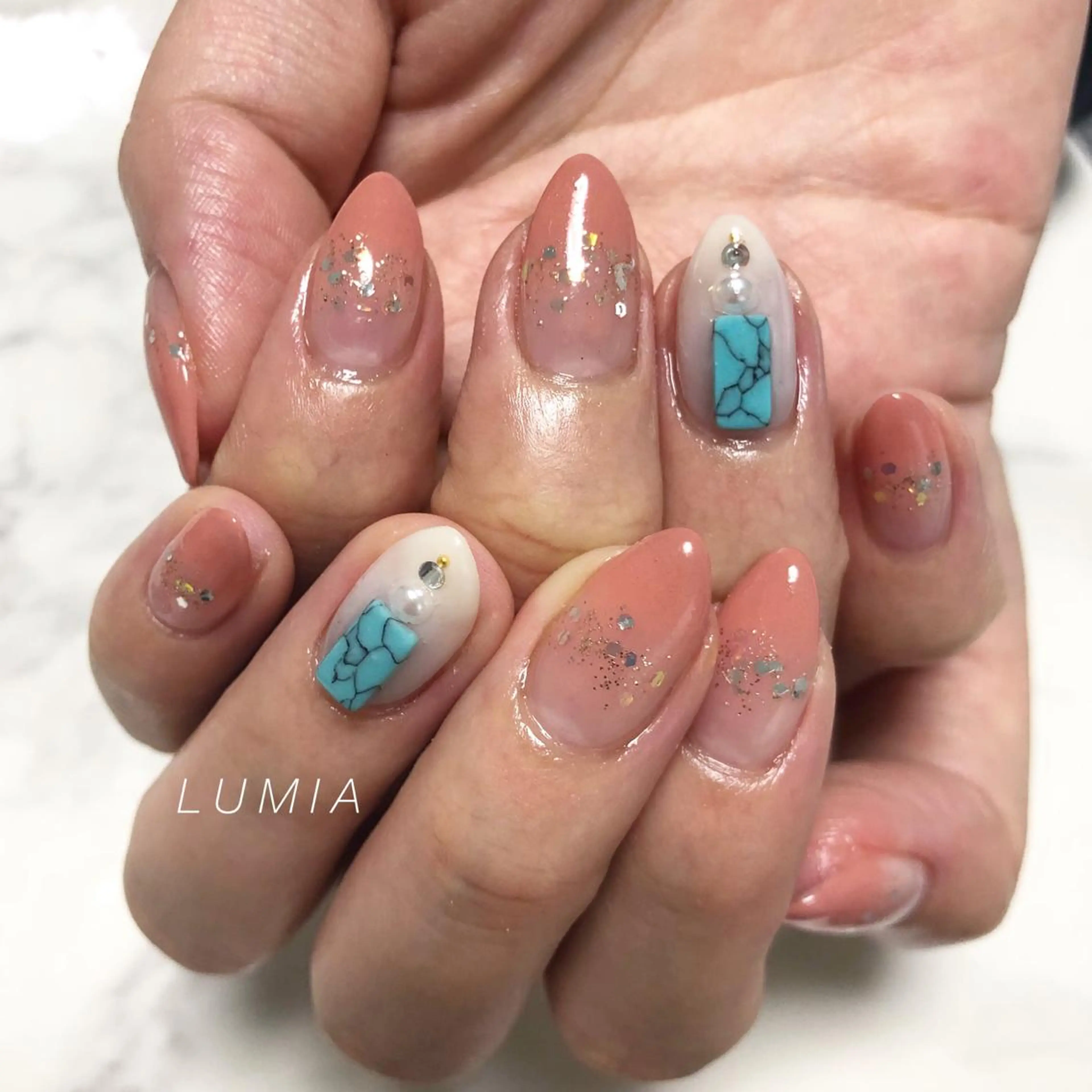 ネイル nail&eyelash Rine所属・Rine 放出 (リネ)のネイルデザイン