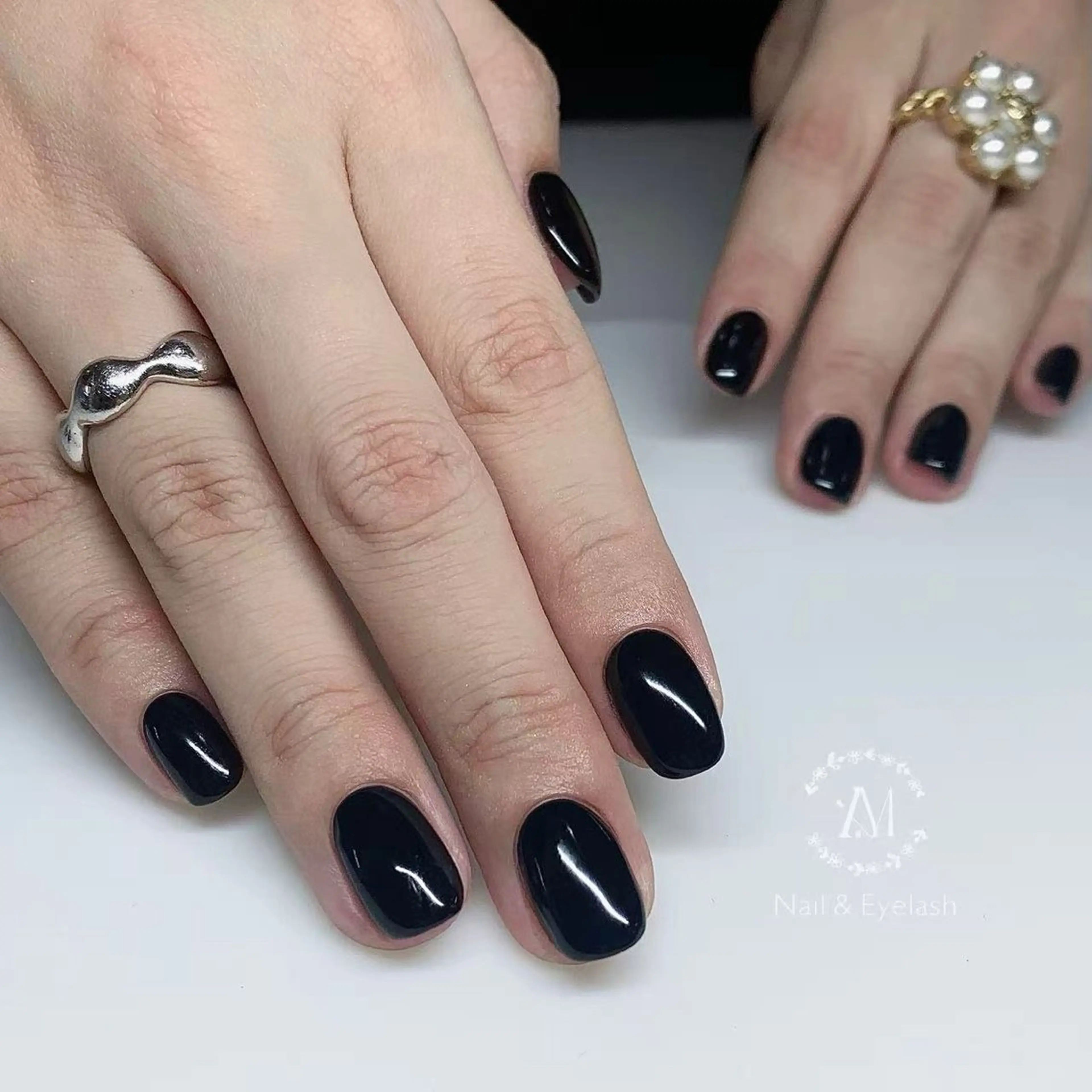 ハンド💅🏻ワンカラー/ラメ/マグネットの写真