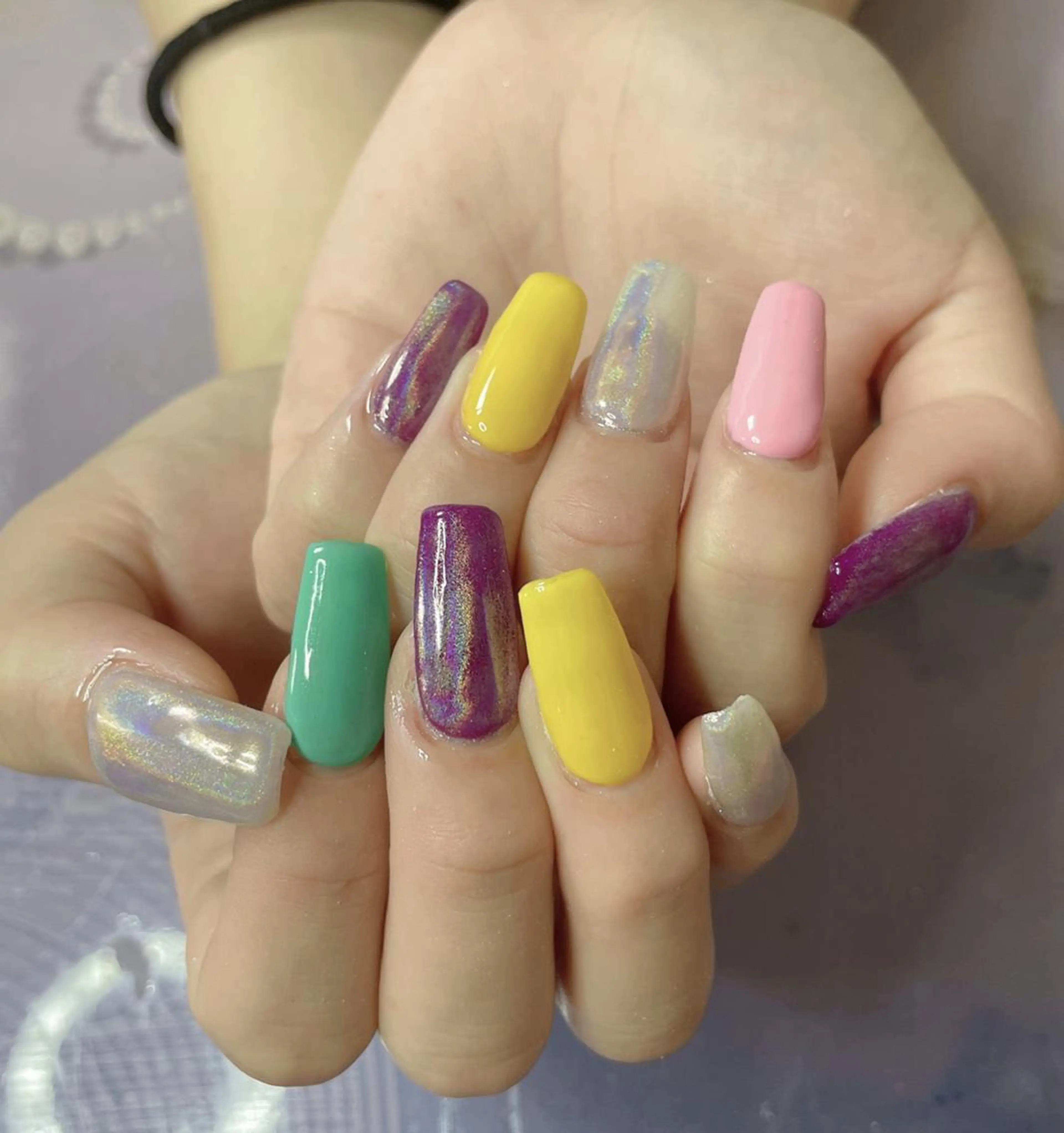 ネイル ハンドネイル ラッキー 玲奈のネイルデザイン