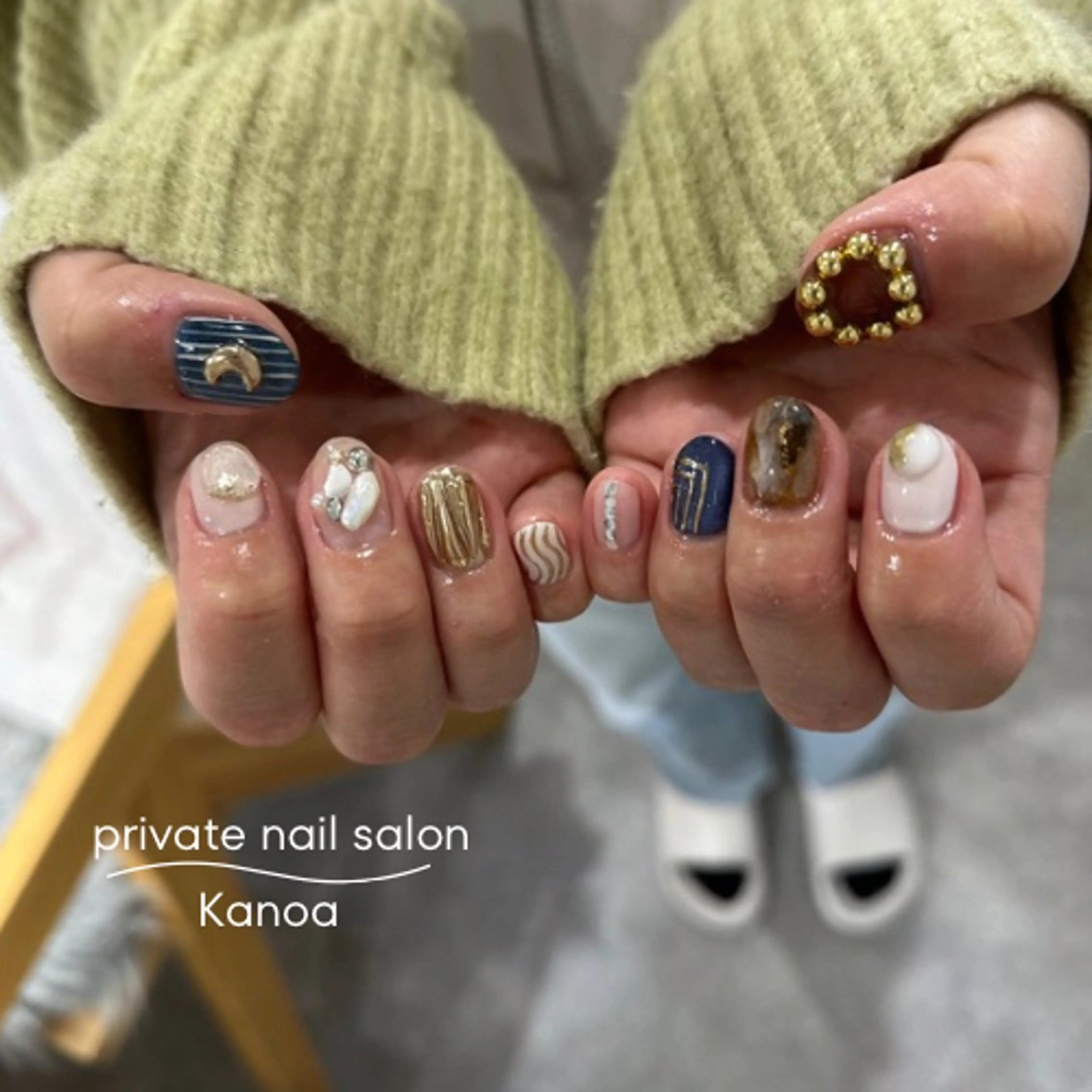 ネイル 持ち込み ハンドネイル megu_ kanoanailのネイルデザイン