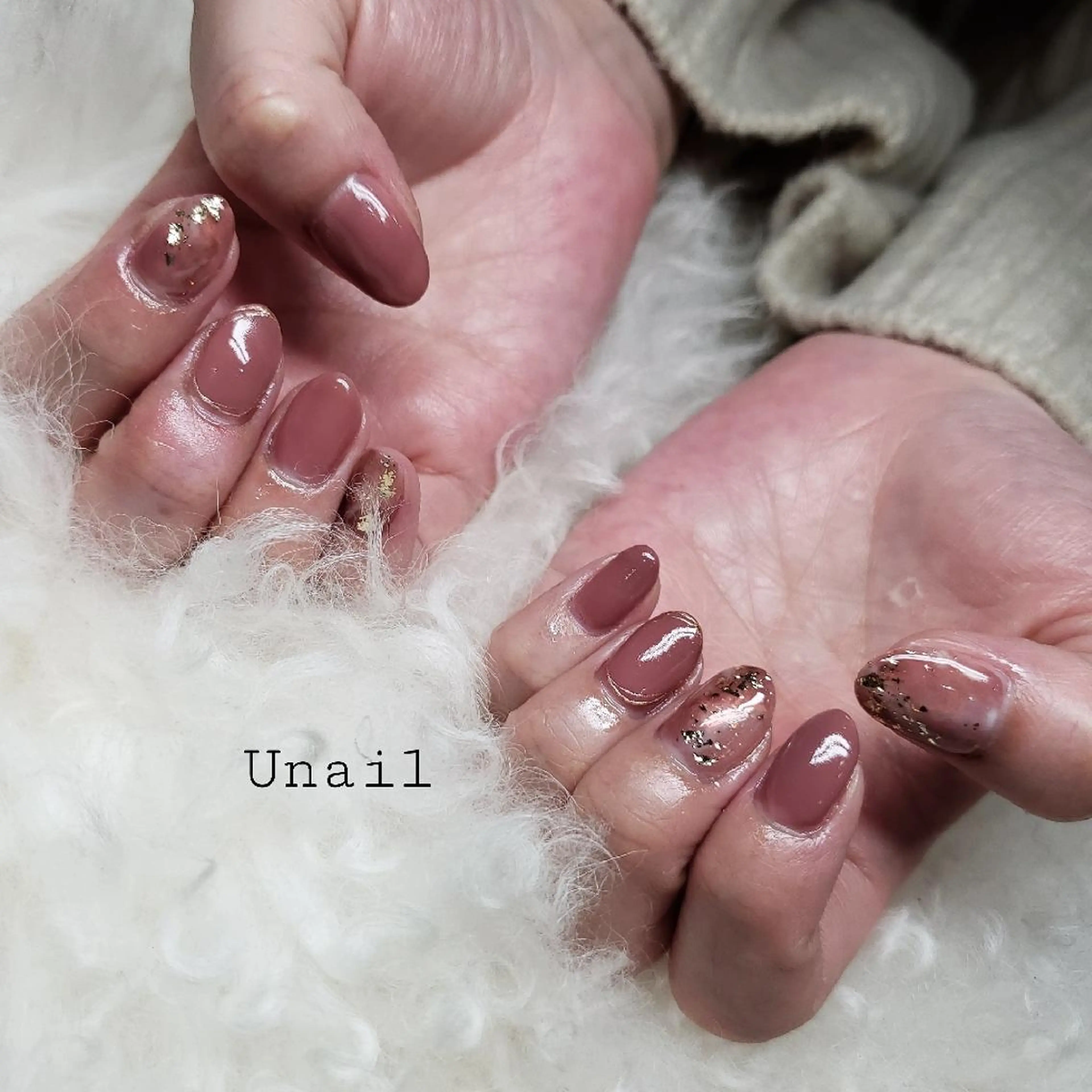 ネイル ニュアンスネイル U nail所属・高橋 千恵のネイルデザイン