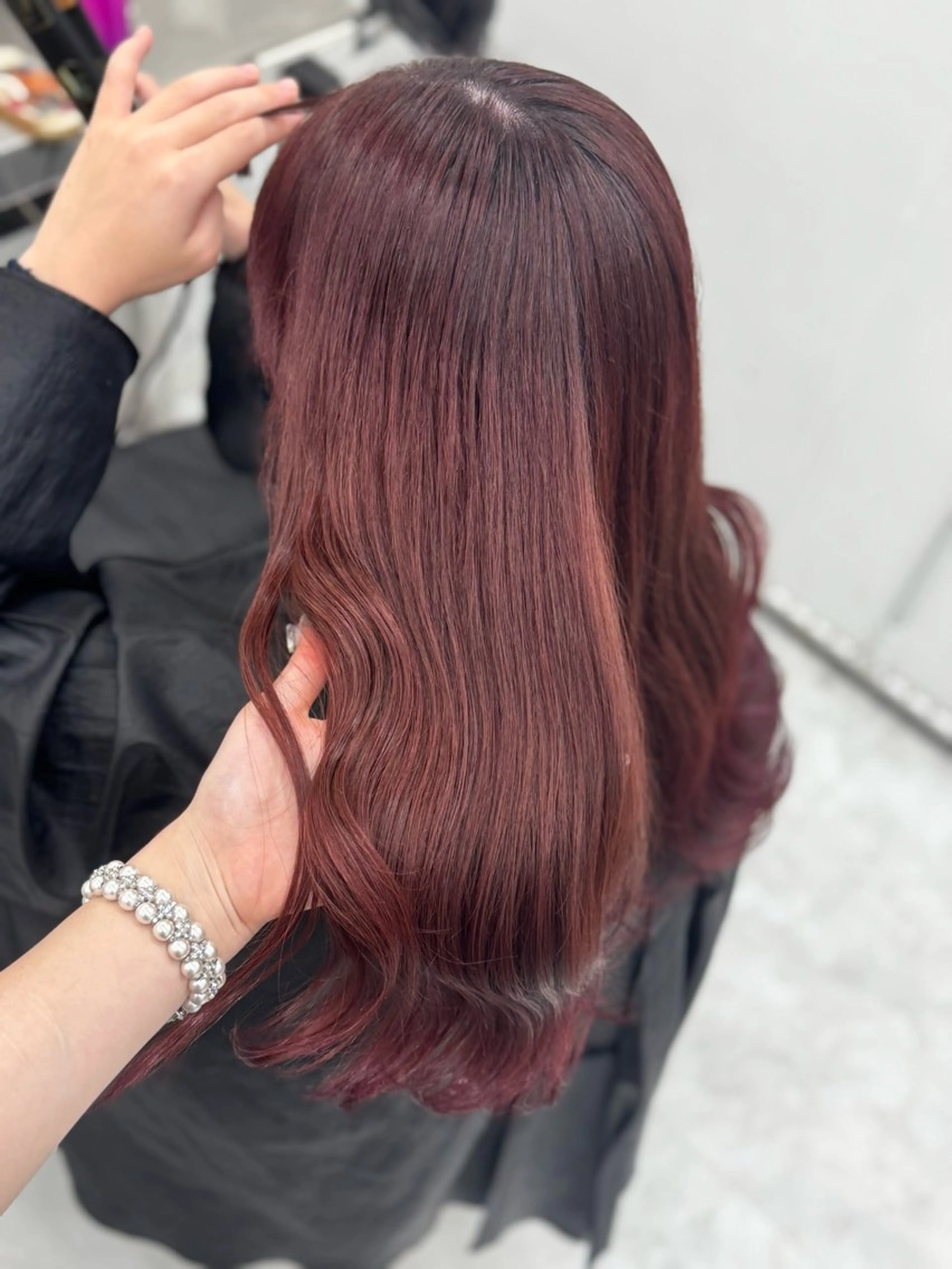 セミロング カラー カット ヘアカラー 🎀愛されgirly ヘア🫧Ayakaのヘアスタイル