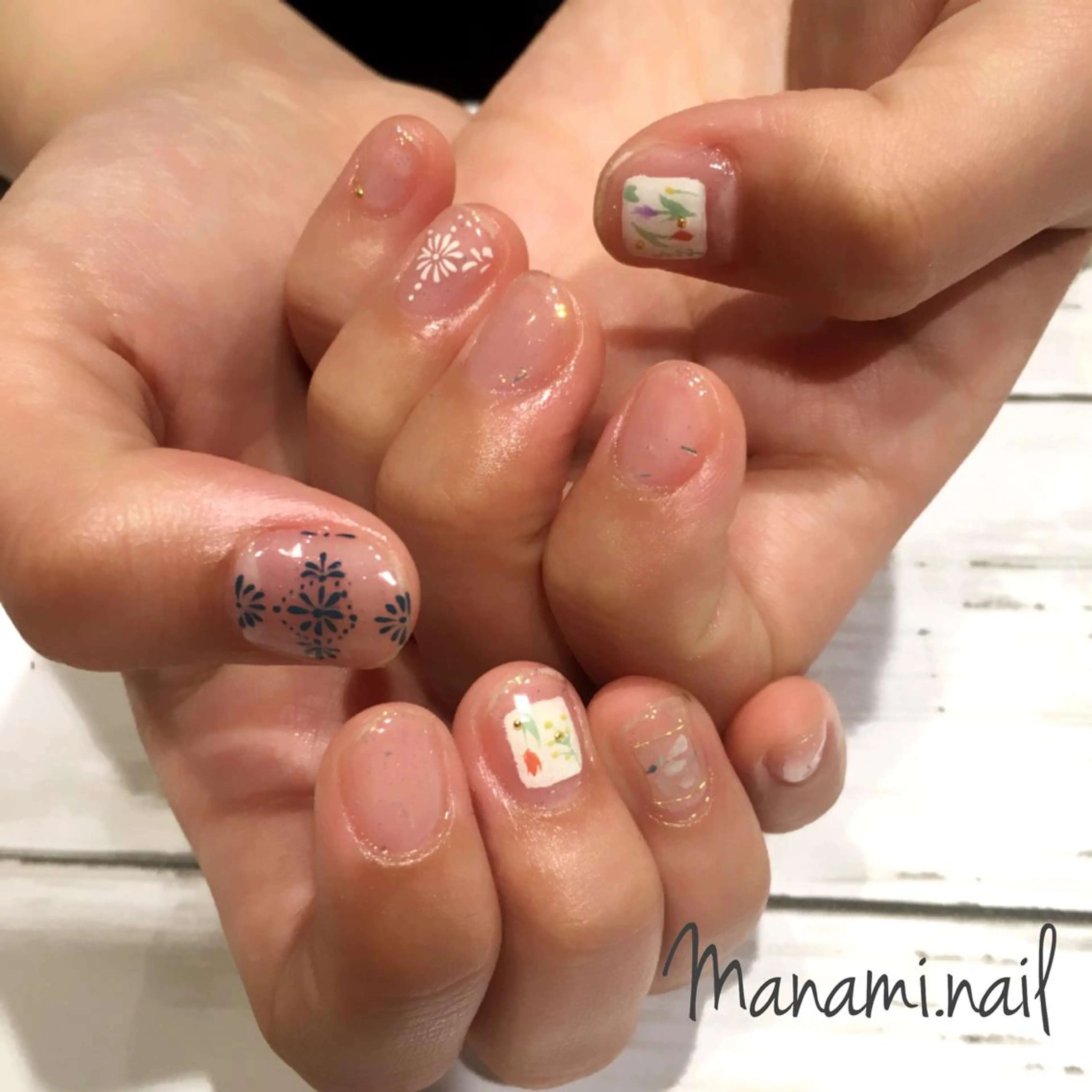 ネイル Loom所属・hrd manamiのネイルデザイン