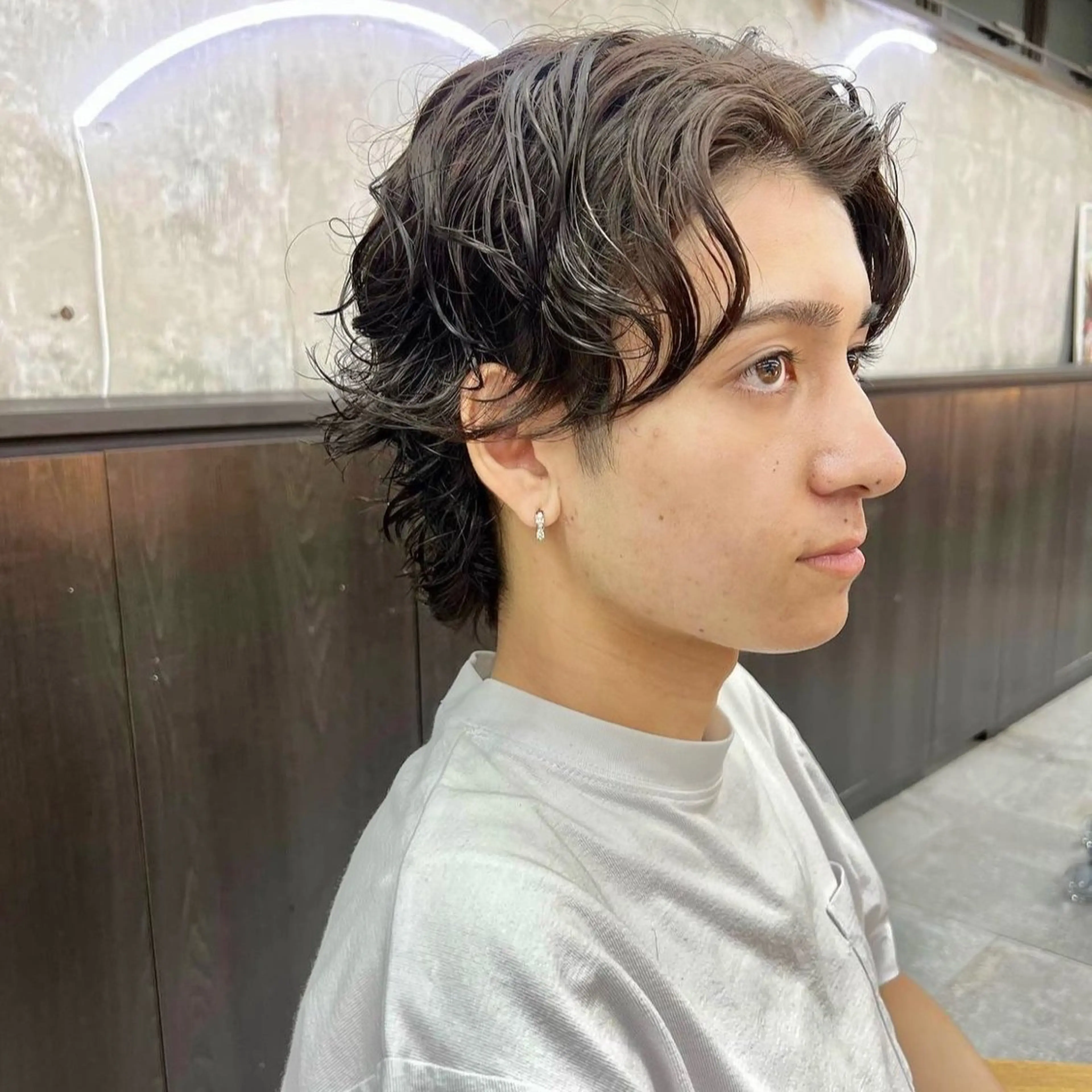 🚹 メンズカット ＋ メンズパーマ ＋ 炭酸スパシャンプーの写真